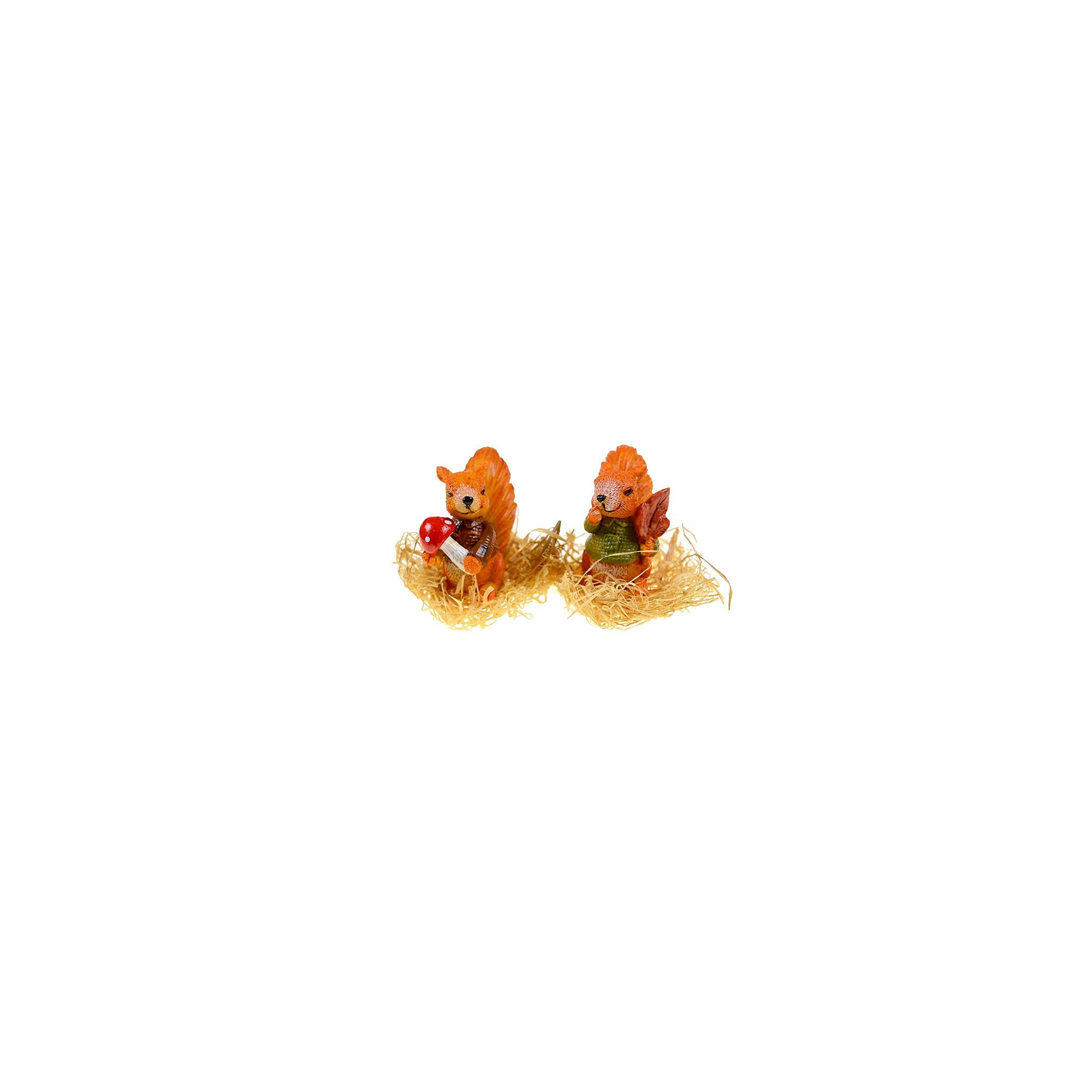 Mókus kerámia 4,5*2,5*4,3cm barna S/2