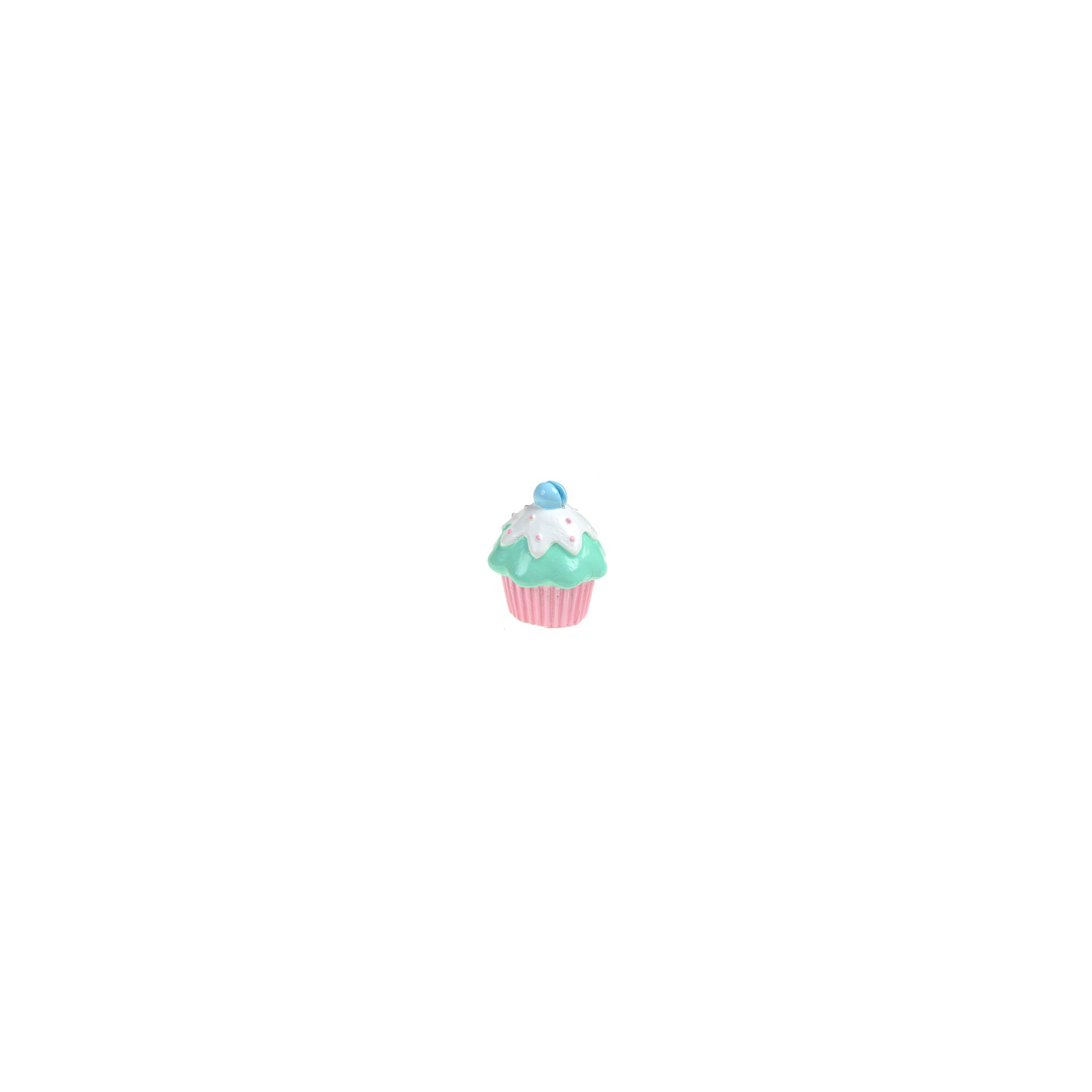 Muffin poly 3,5*4,5cm zöld/rózsaszín