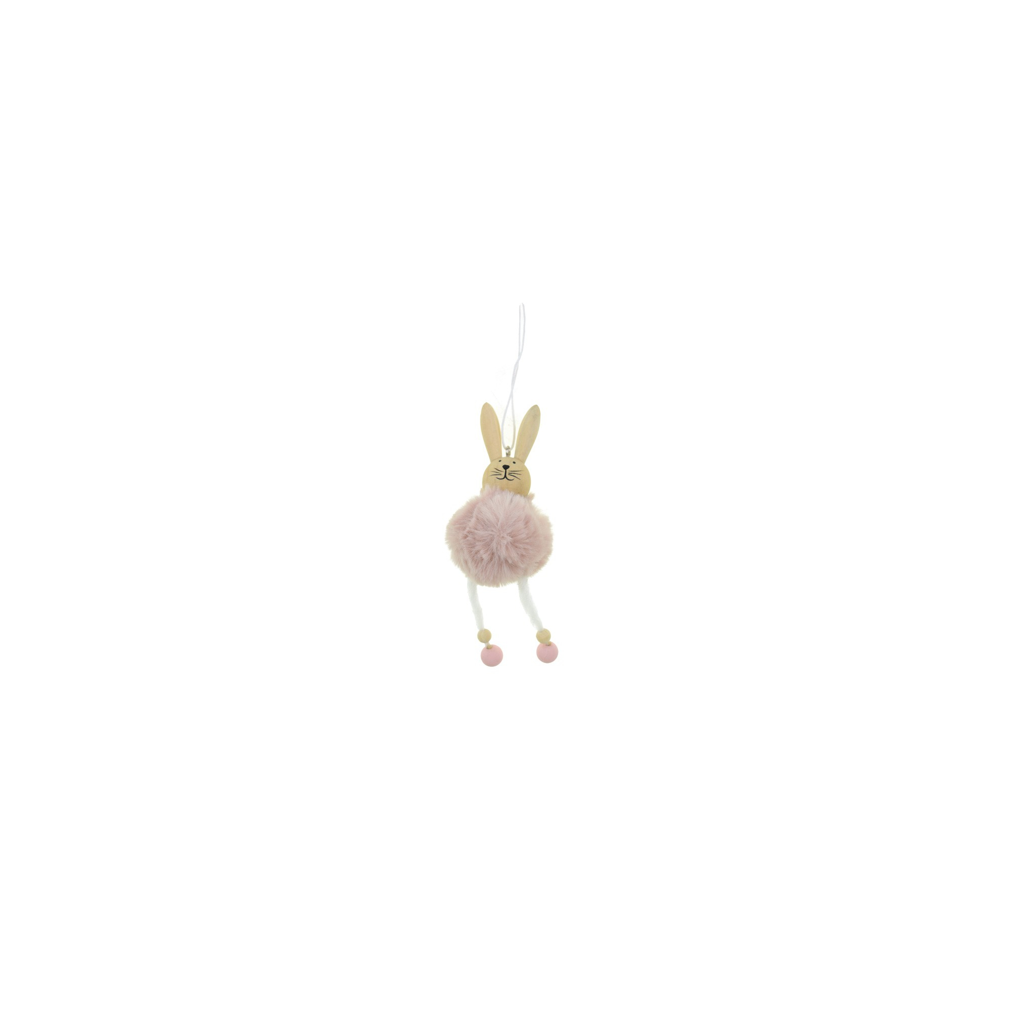 Nyúl fa 20*6cm akasztós lila
