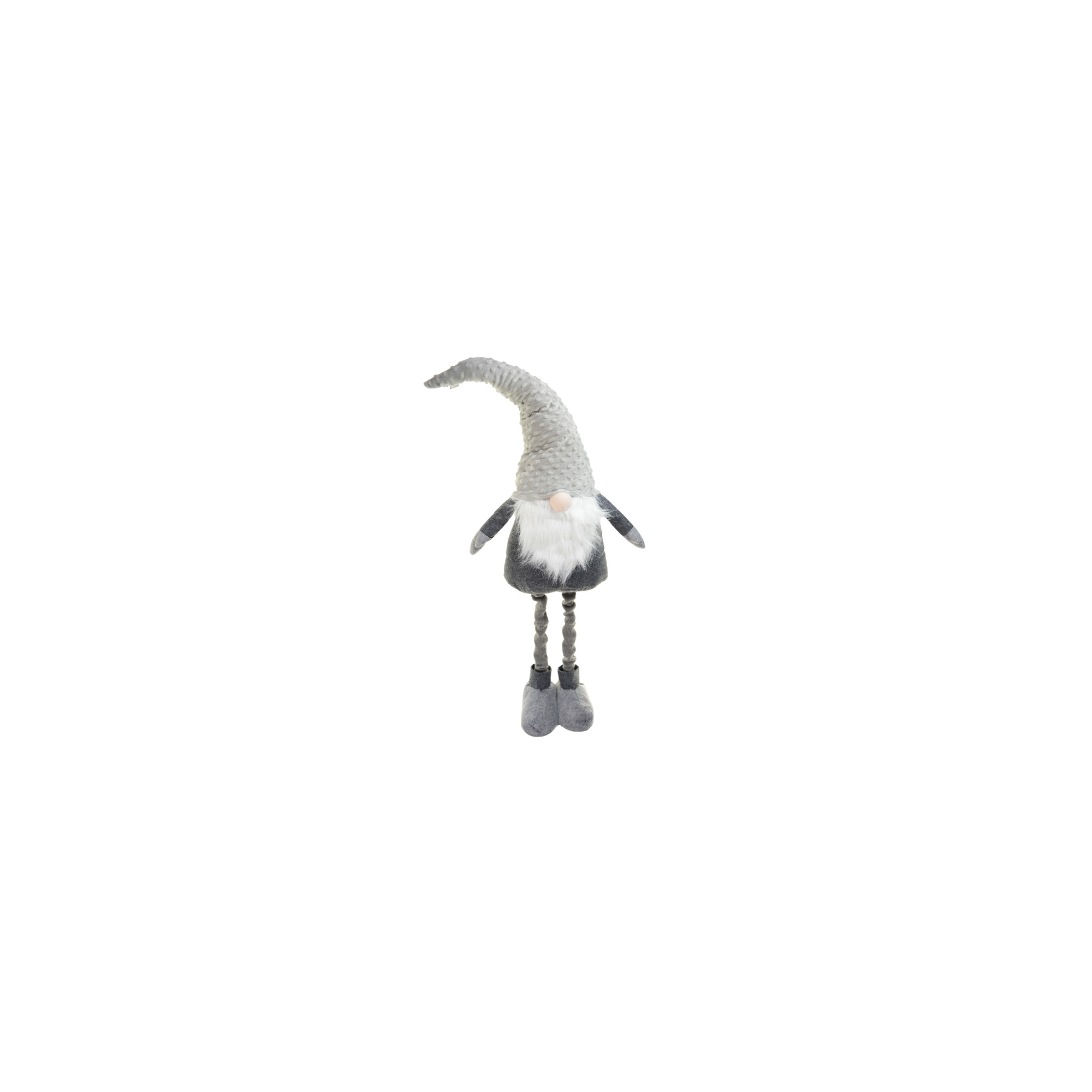 Figura orrmanó textil 105CM szürke/fehér