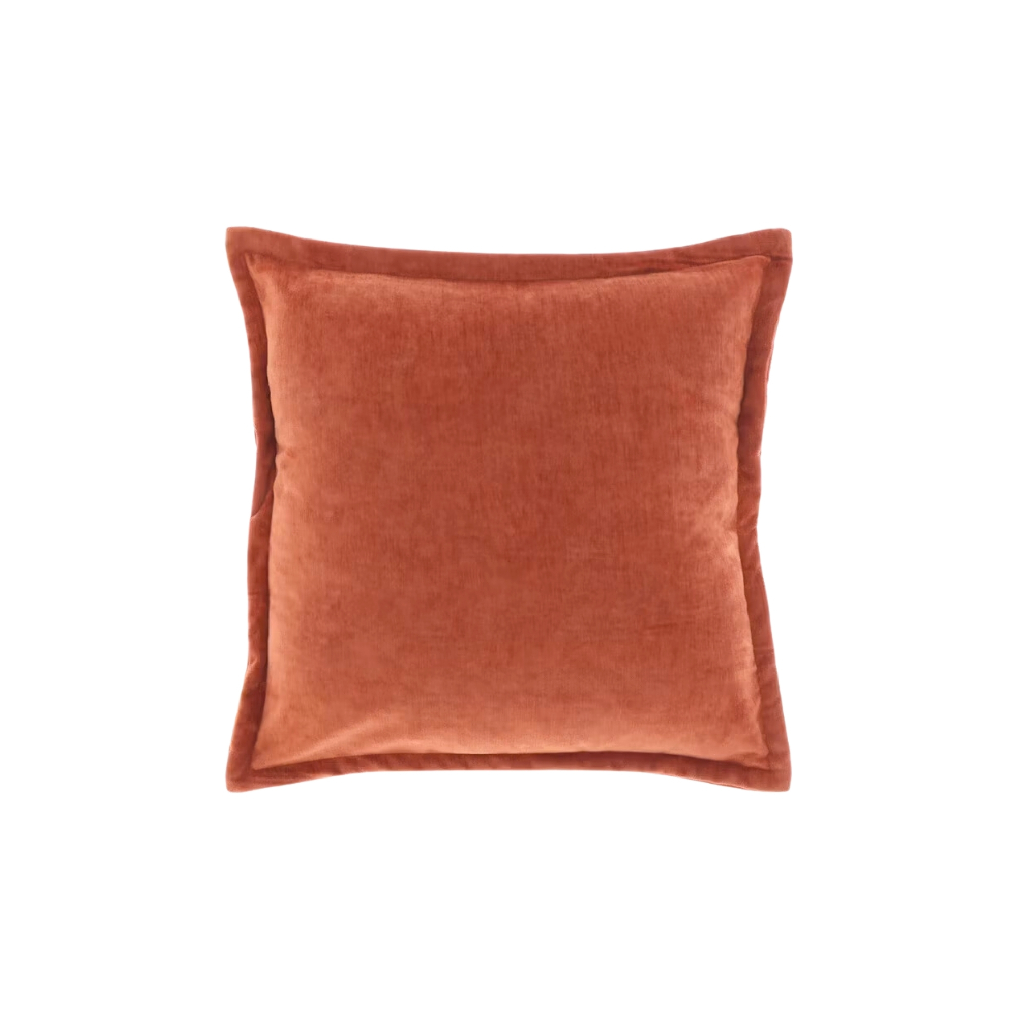 Párna textil 45x45xm rozsdabarna