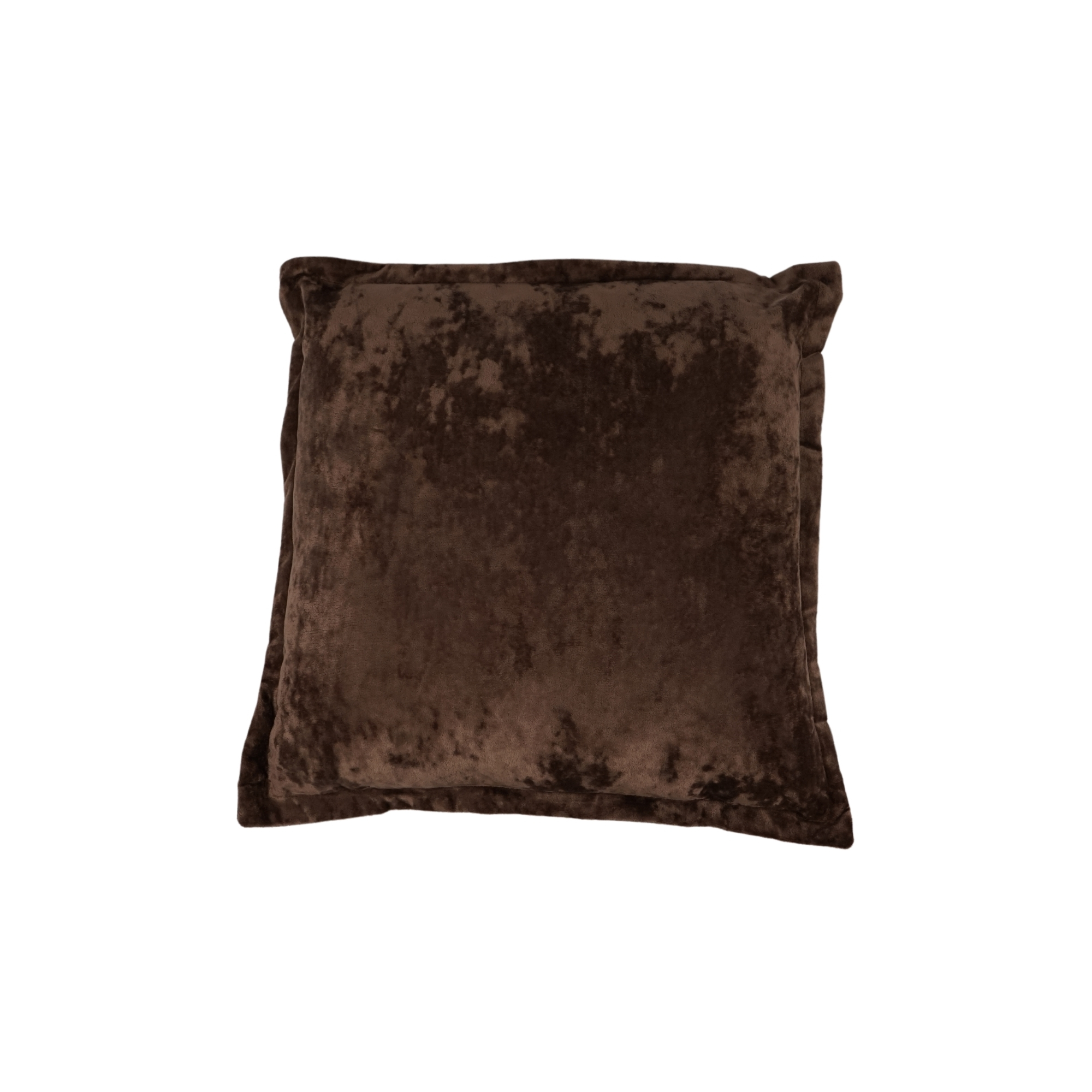 Párna textil 45x45xm sötét barna