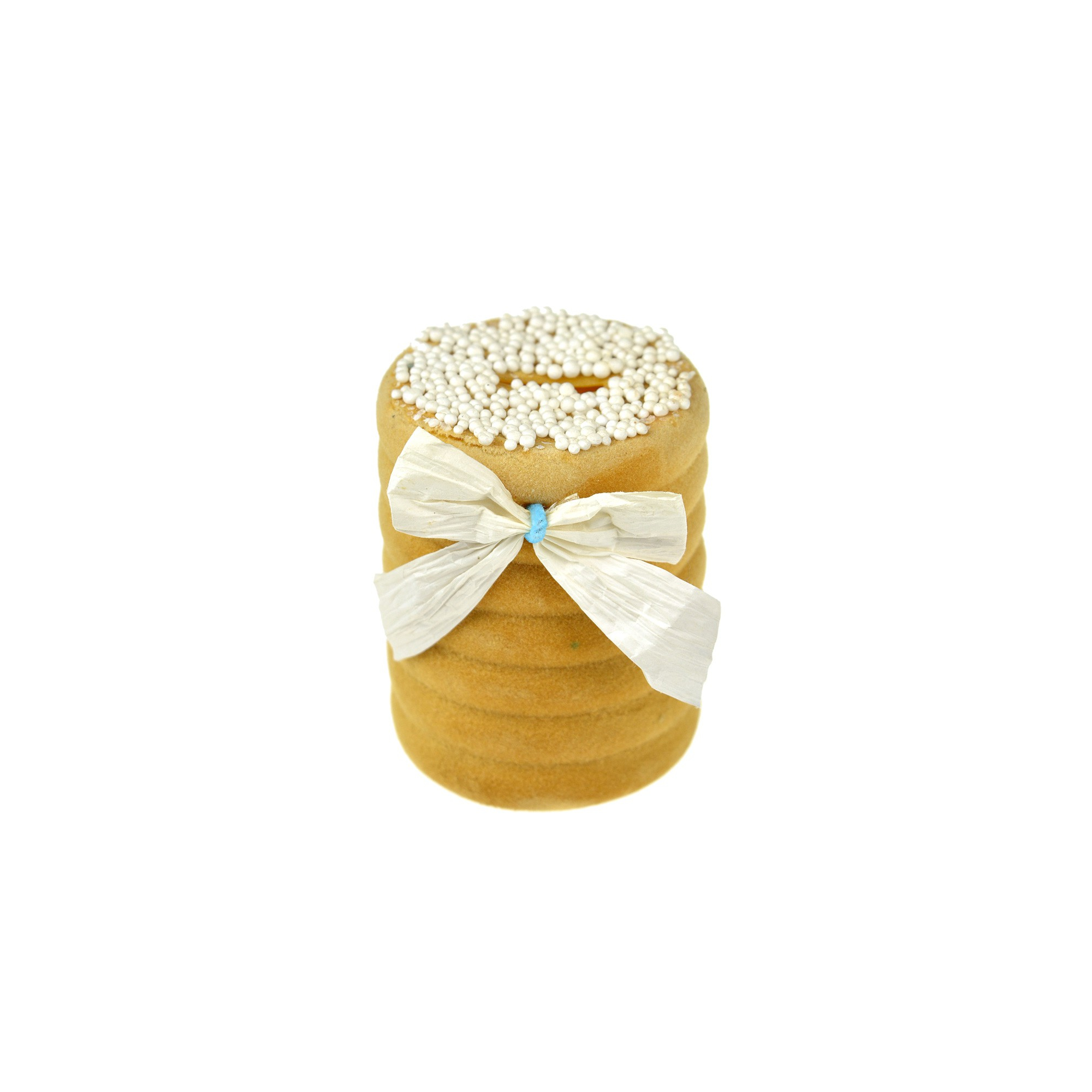 Persely torta forma h9 d7cm kék/rose Zmrst