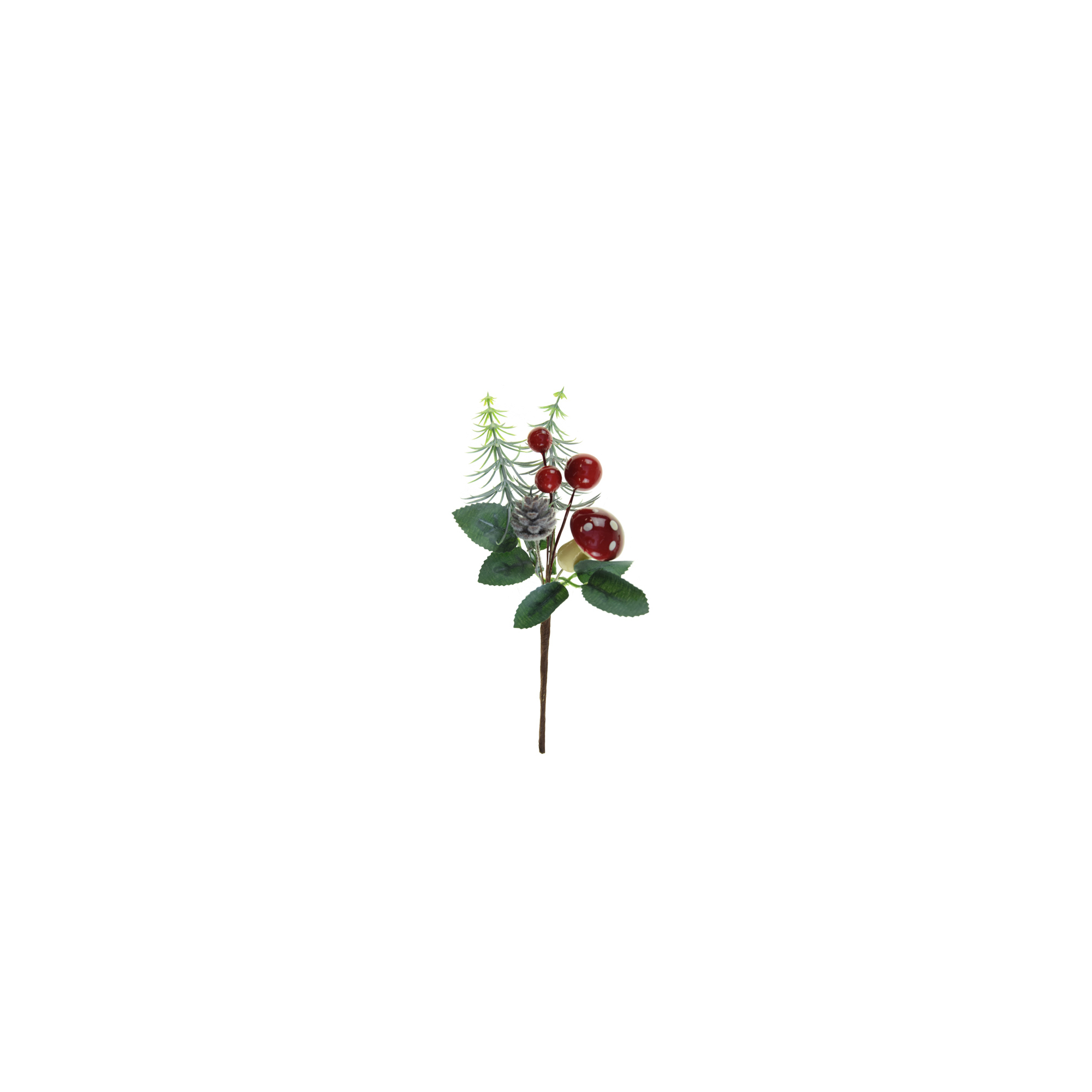 Pick 16cm gombával zöld