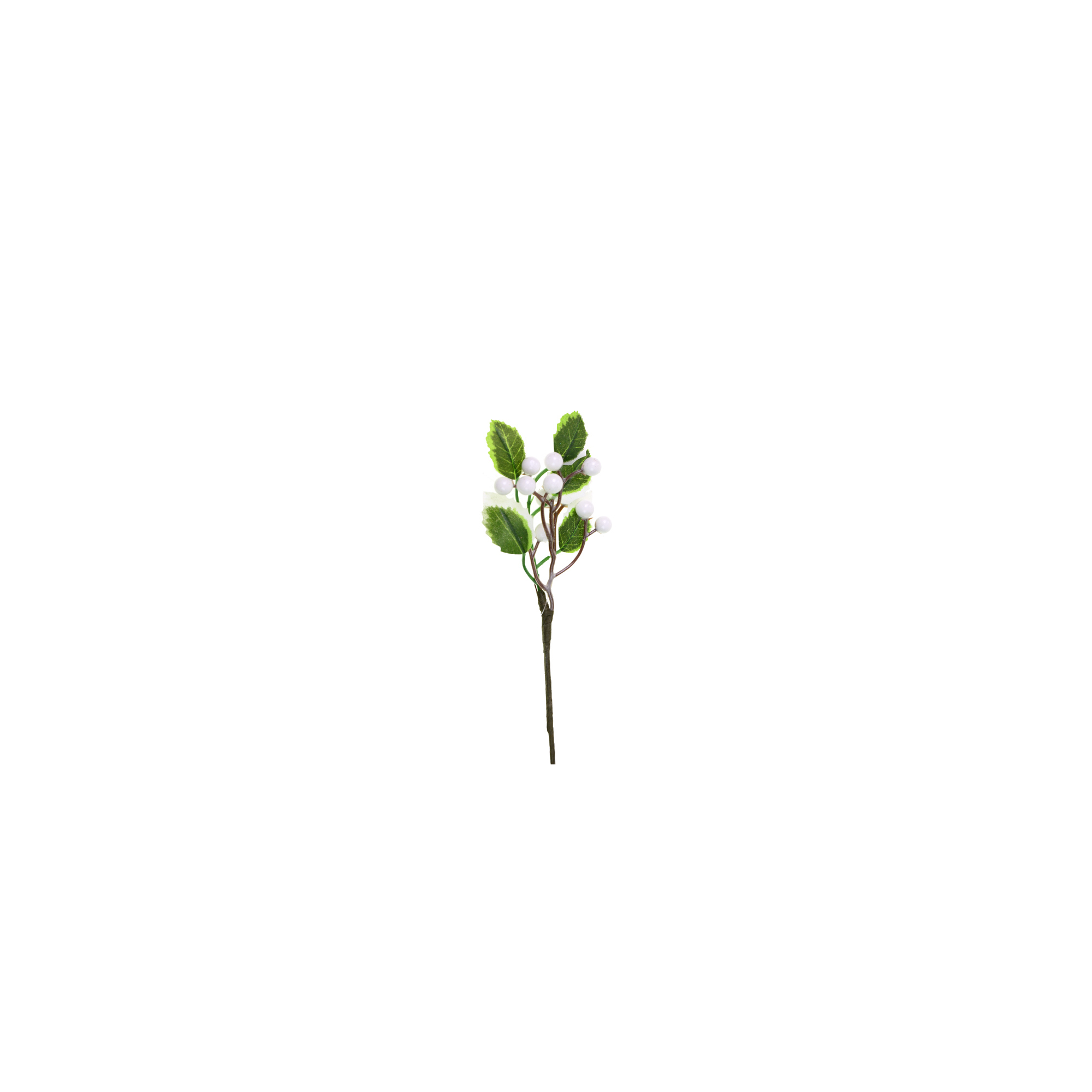 Pick 21cm fehér bogyós zöld