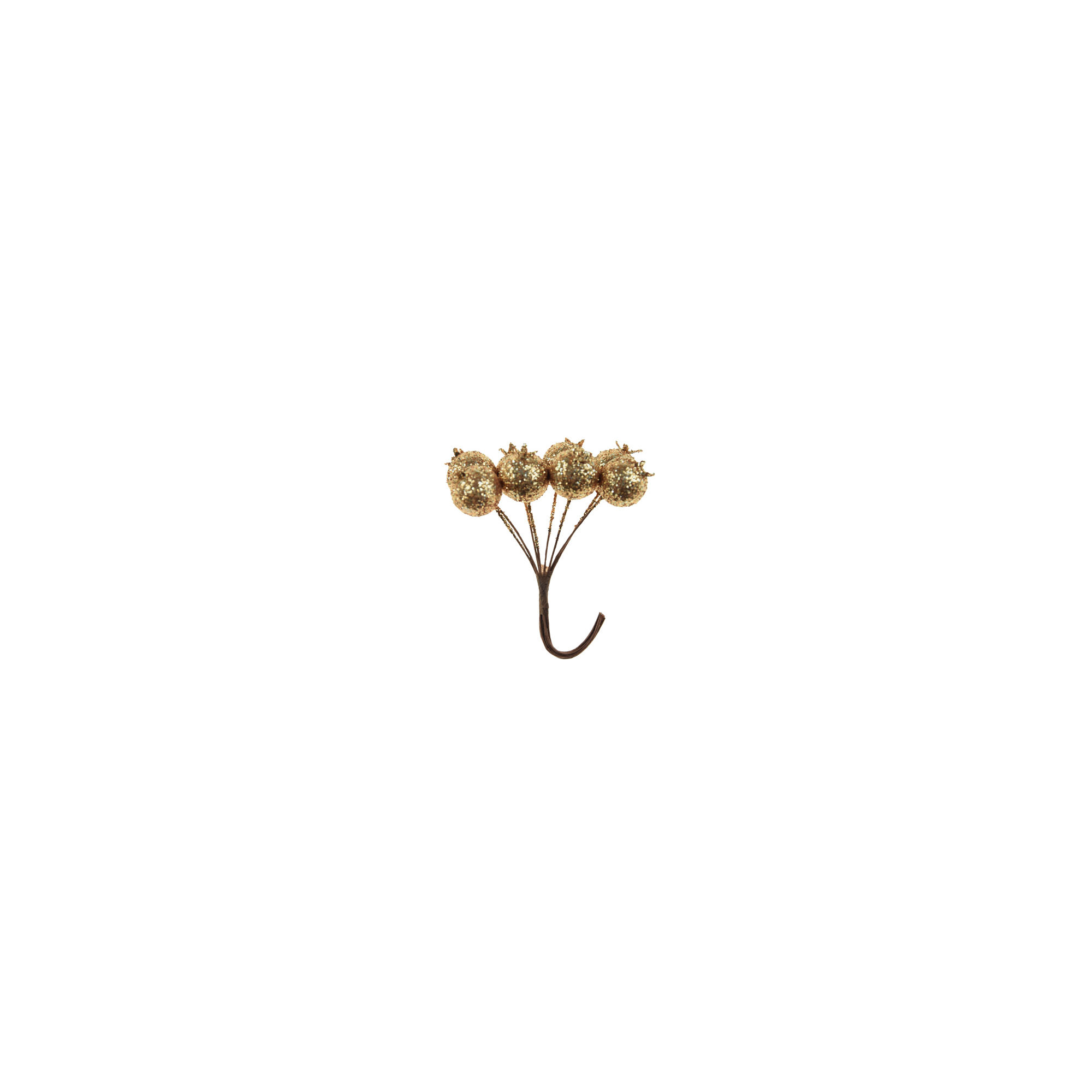 Pick bogyó 11cm s/8 glitteres bronz