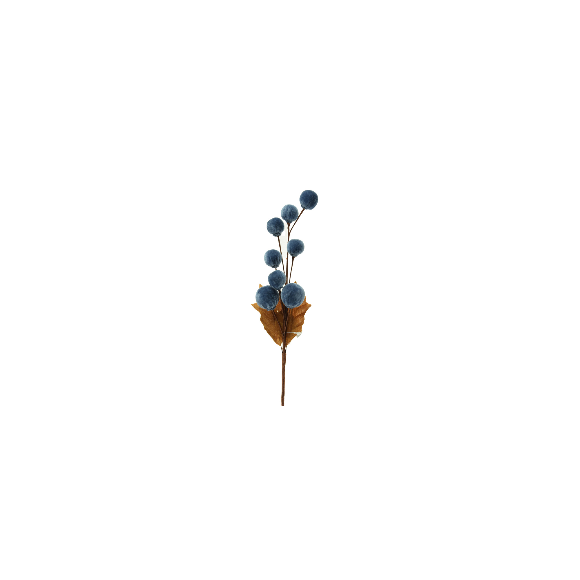 Pick bogyós ág 41cm világos kék