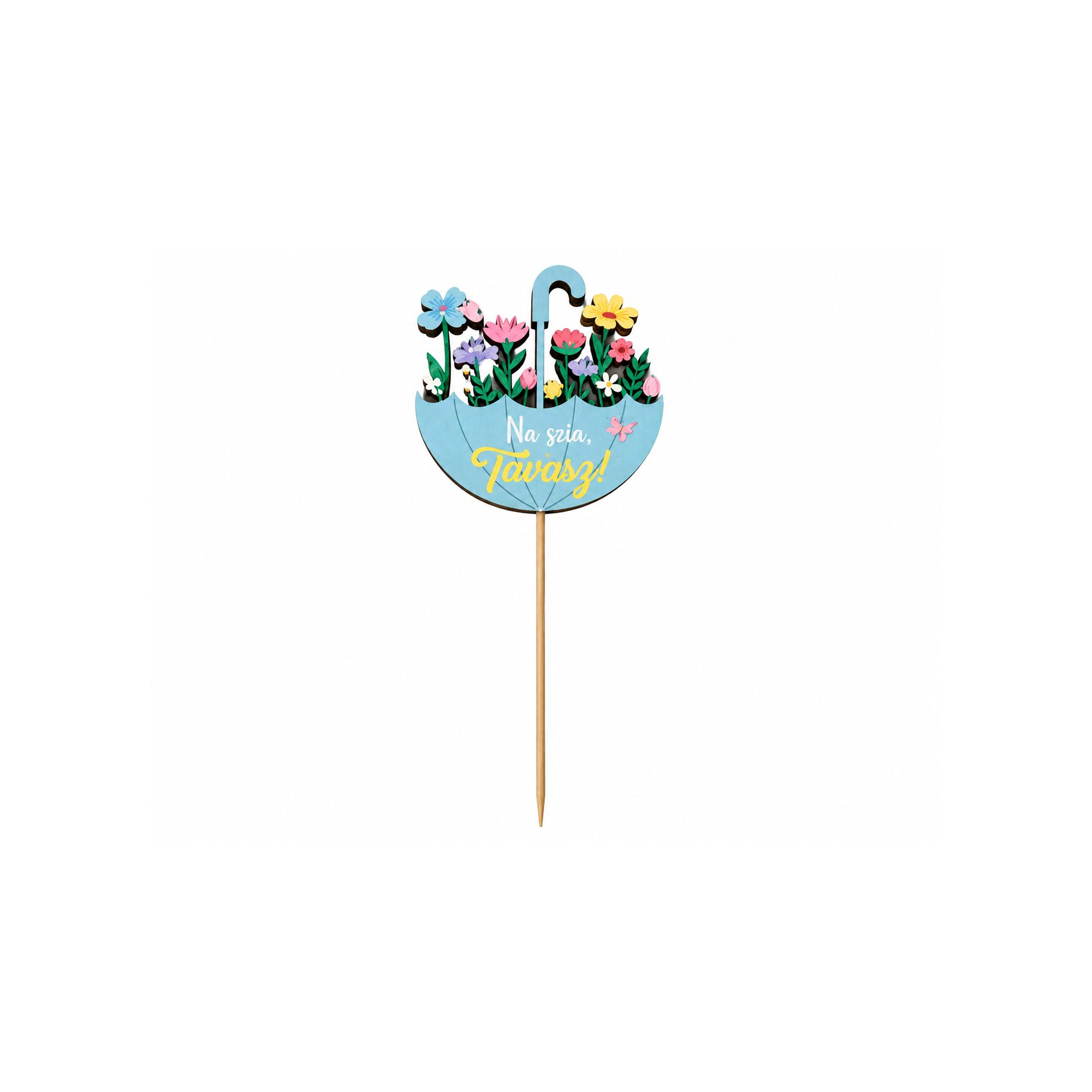 Pick esernyő fa 25cm kék