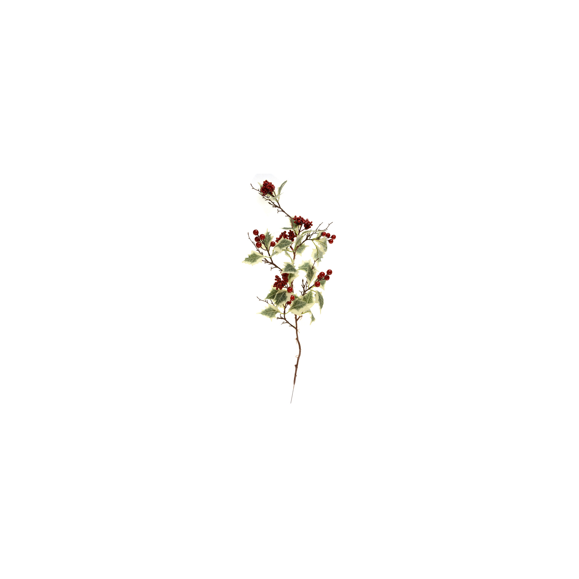 Pick fagyöngy ág műa H71 cm piros/zöld