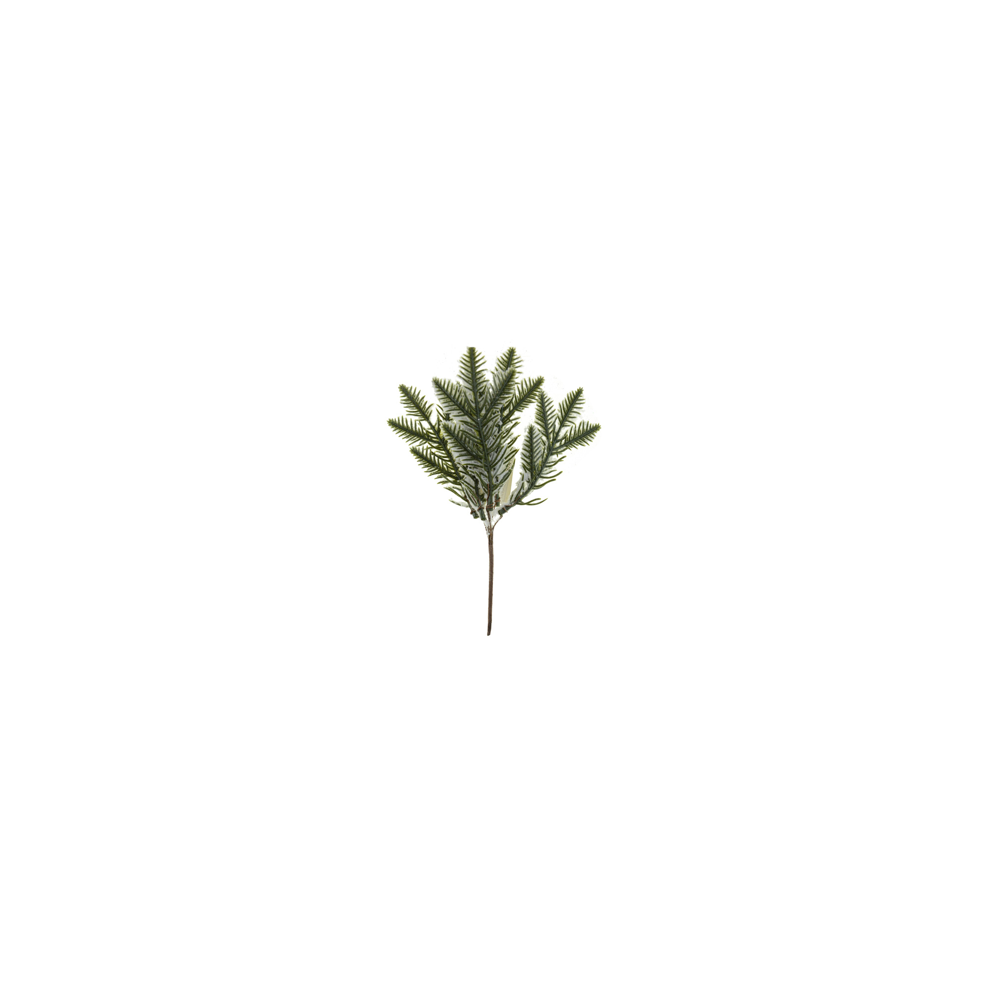 Pick fenyő 20CM dús havas zöld