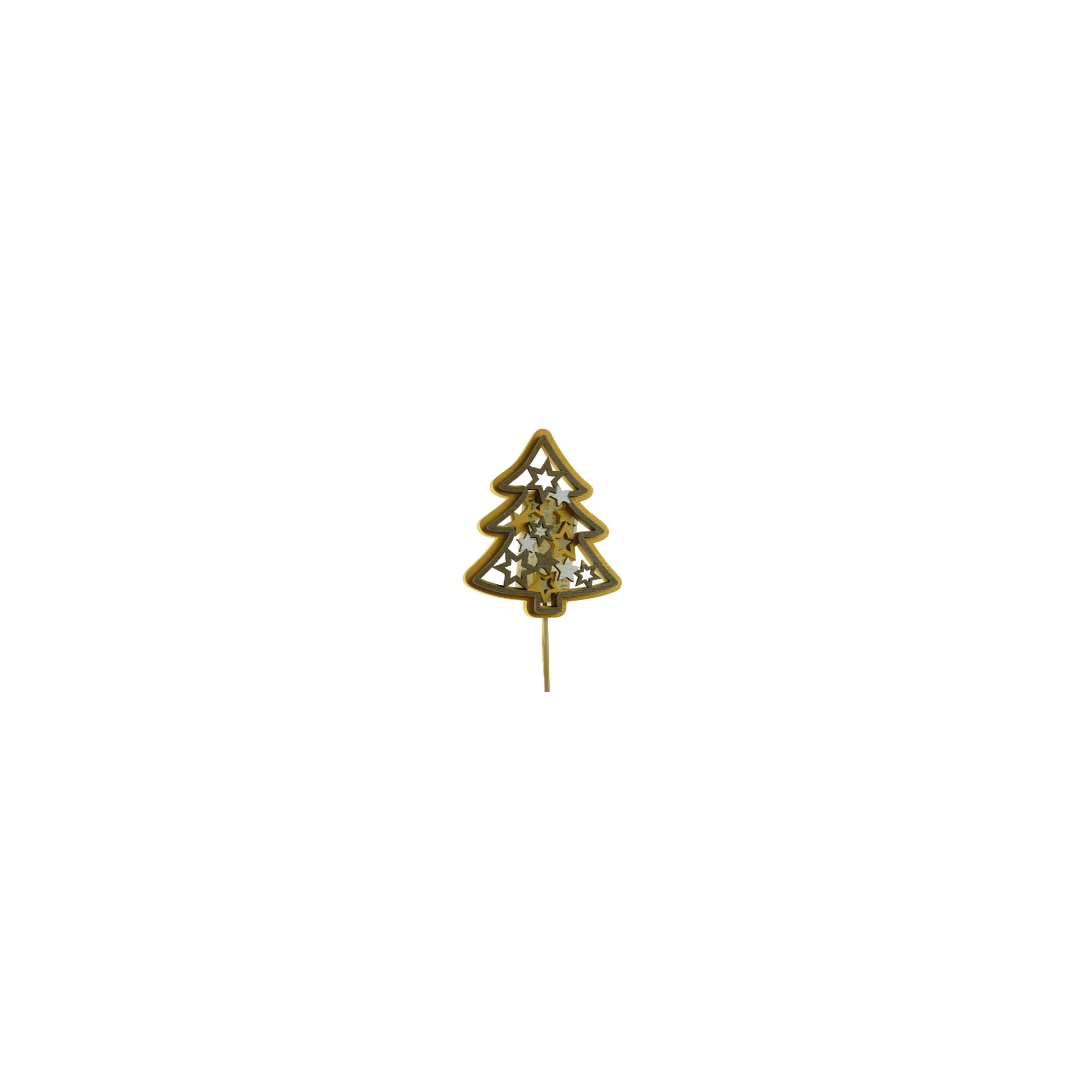Pick fenyő fa 8.5*7.2cm+50cm barna