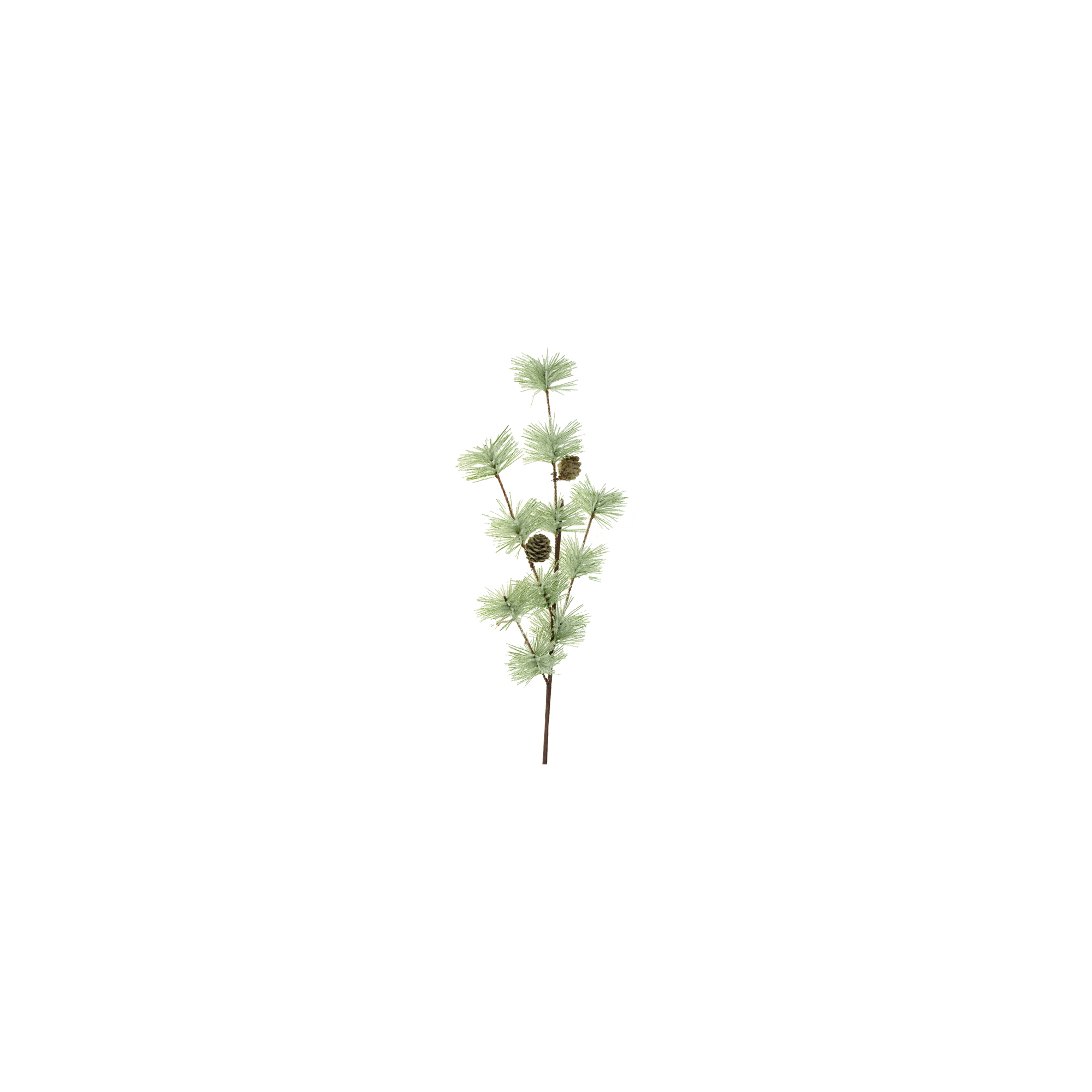 Pick fenyőág 62cm tobozzal barna/zöld