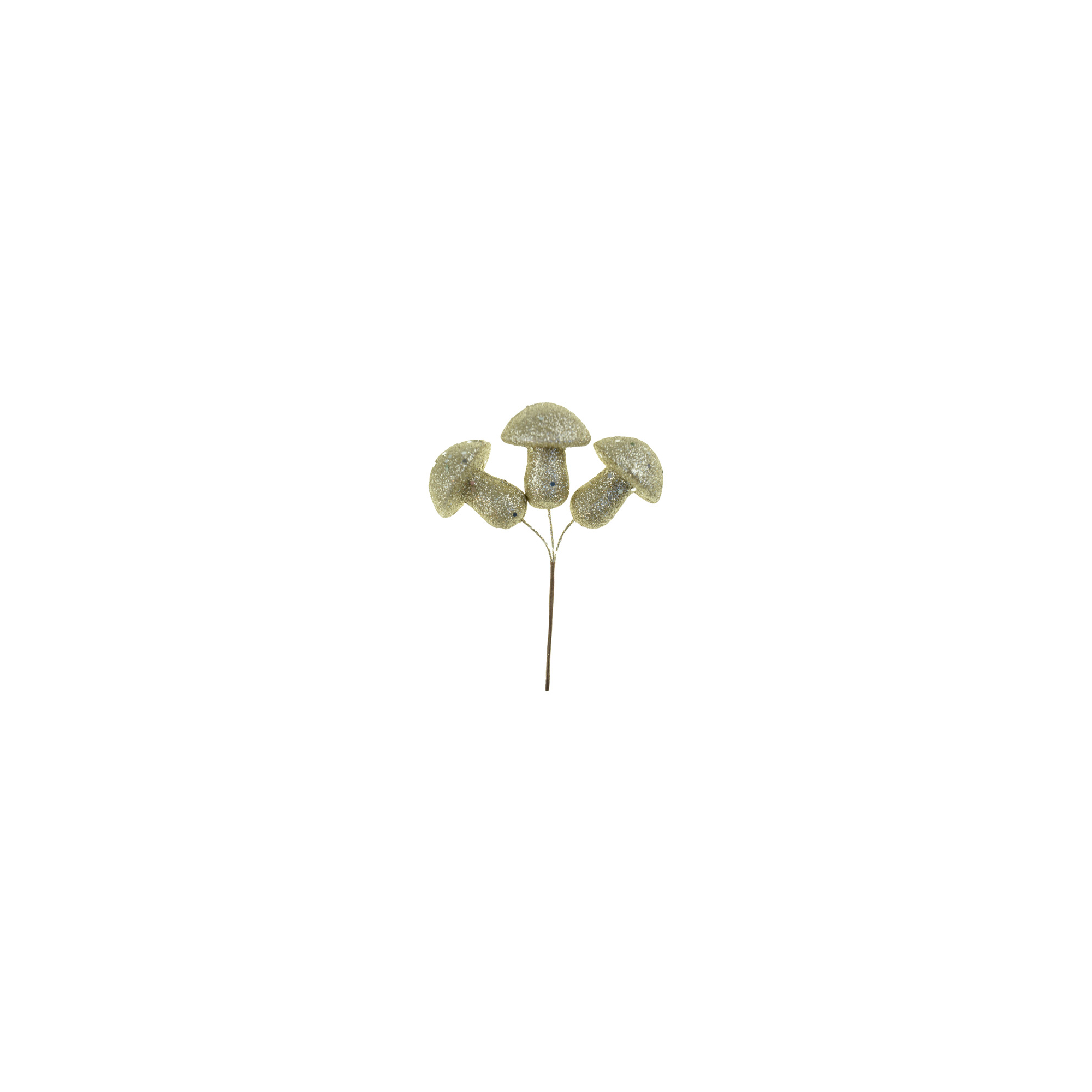 Pick gomba 3as 16CM glitteres arany