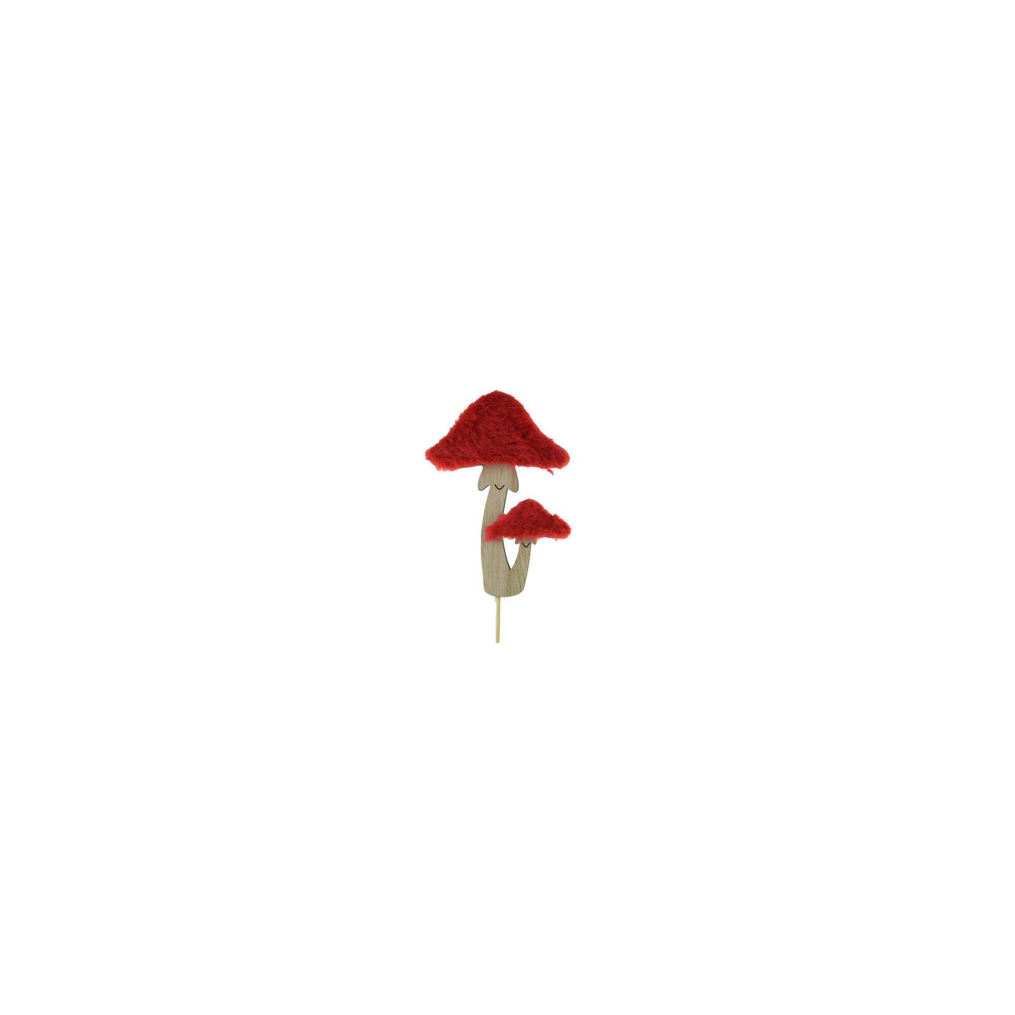 Pick gomba 8,8cm+15cm piros