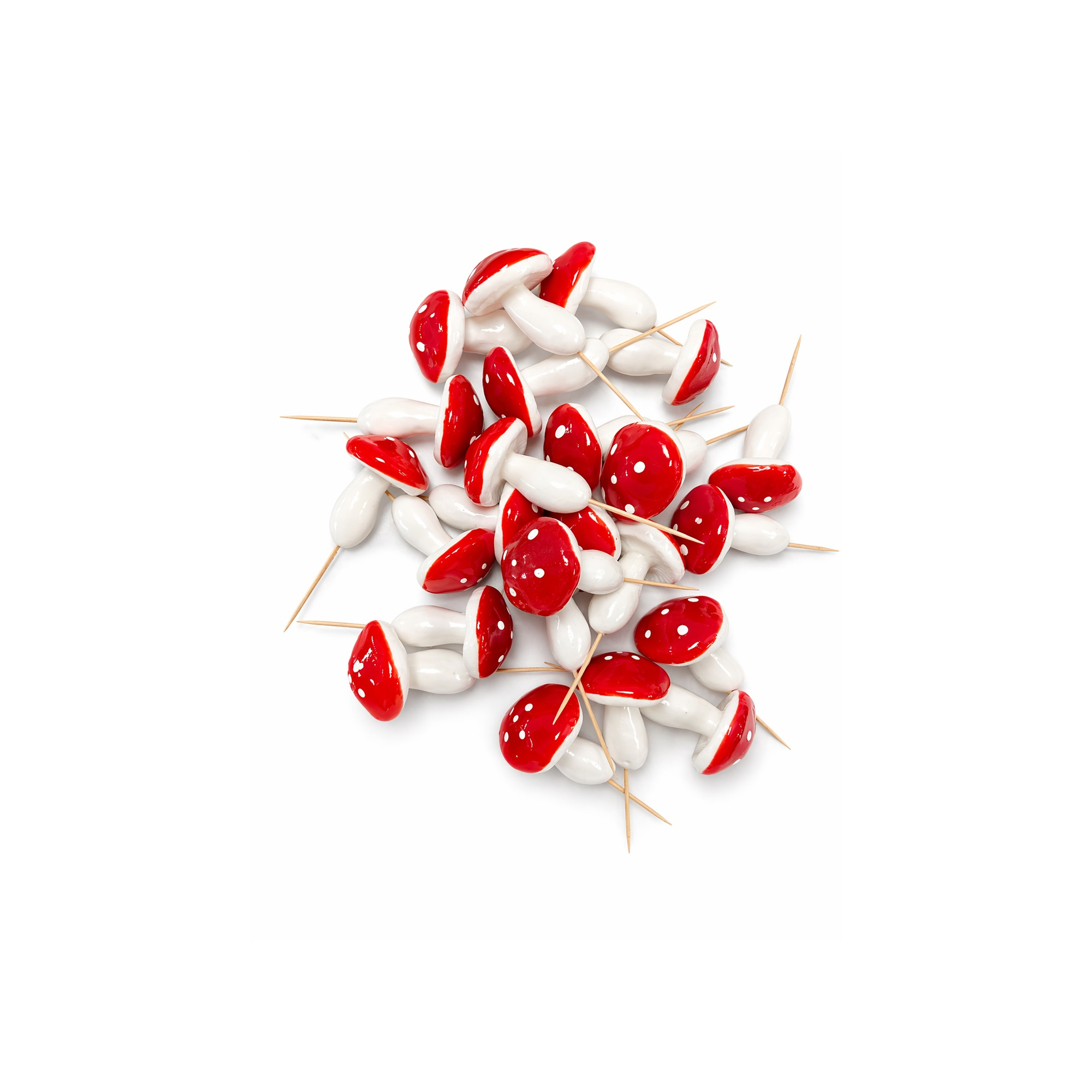 Pick gomba foam 6,5cm s/24 piros