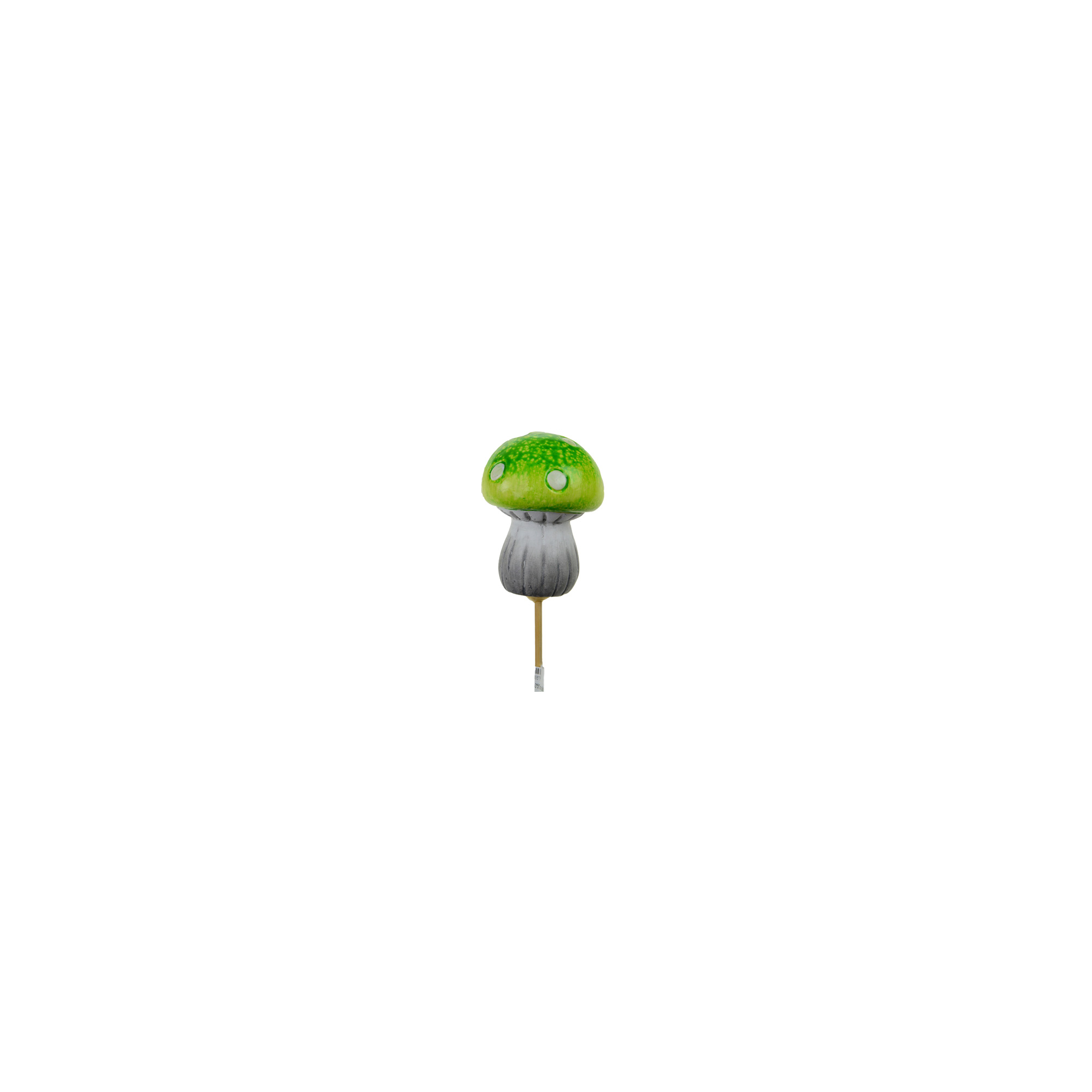 Figura gomba kerámia leszúrható 5.3*5*7cm zöld