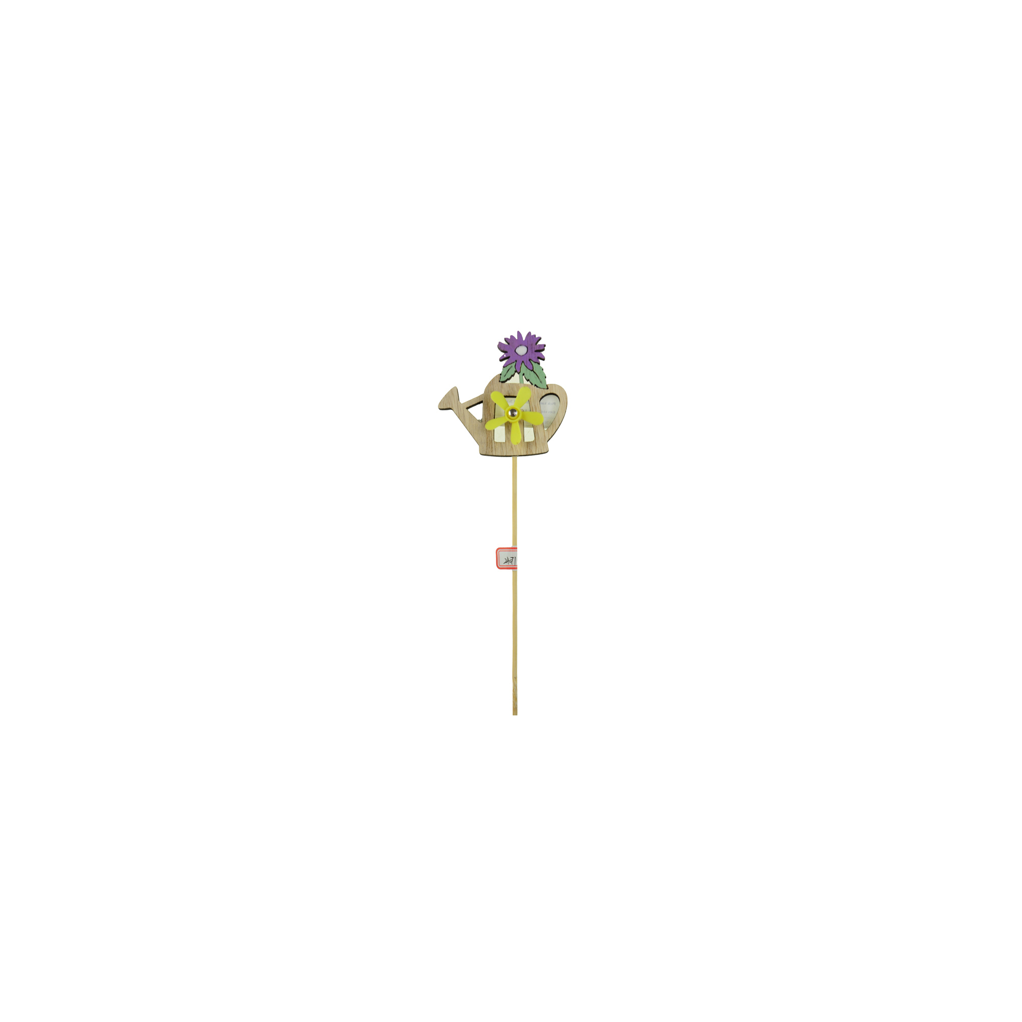 Pick kanna fa 36.5*8*1.3cm virággal lila