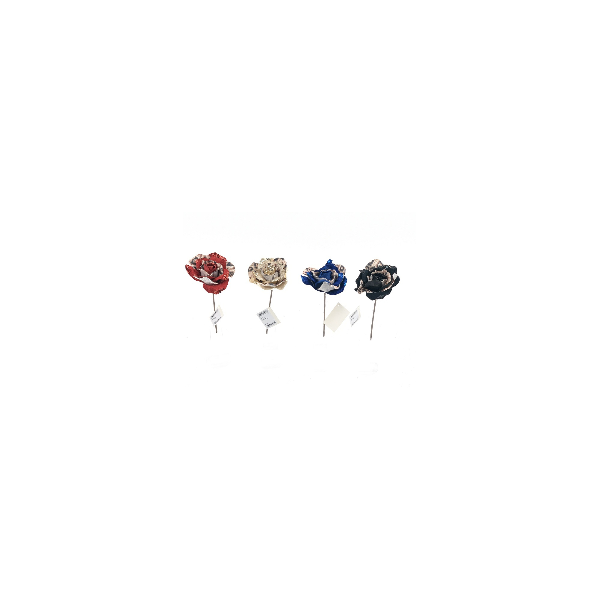Pick rózsa 17CM mintás arany