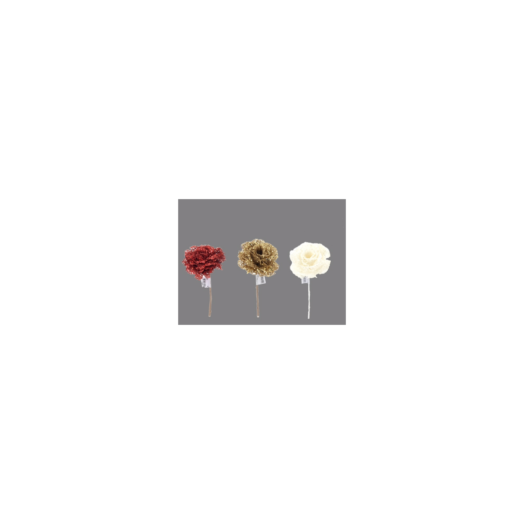 Pick rózsafej 26cm glitteres arany