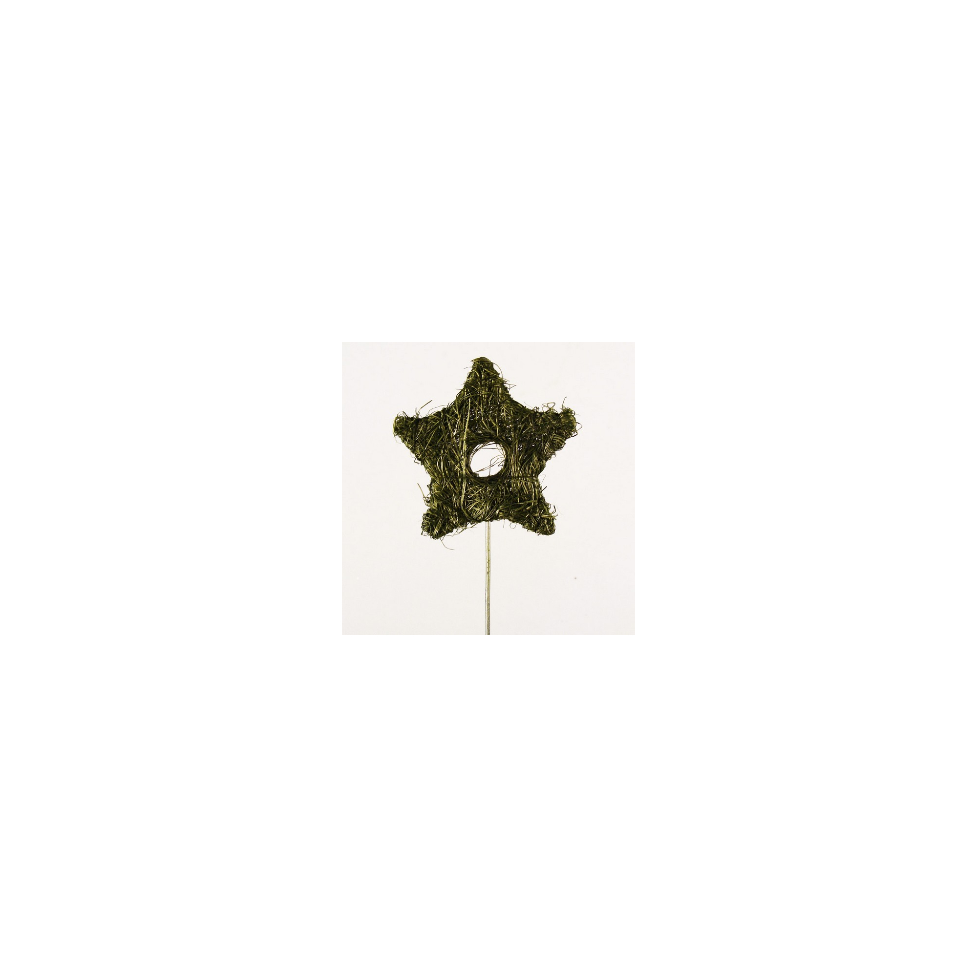 Pick csillag sisal/drót s/6 s.zöld