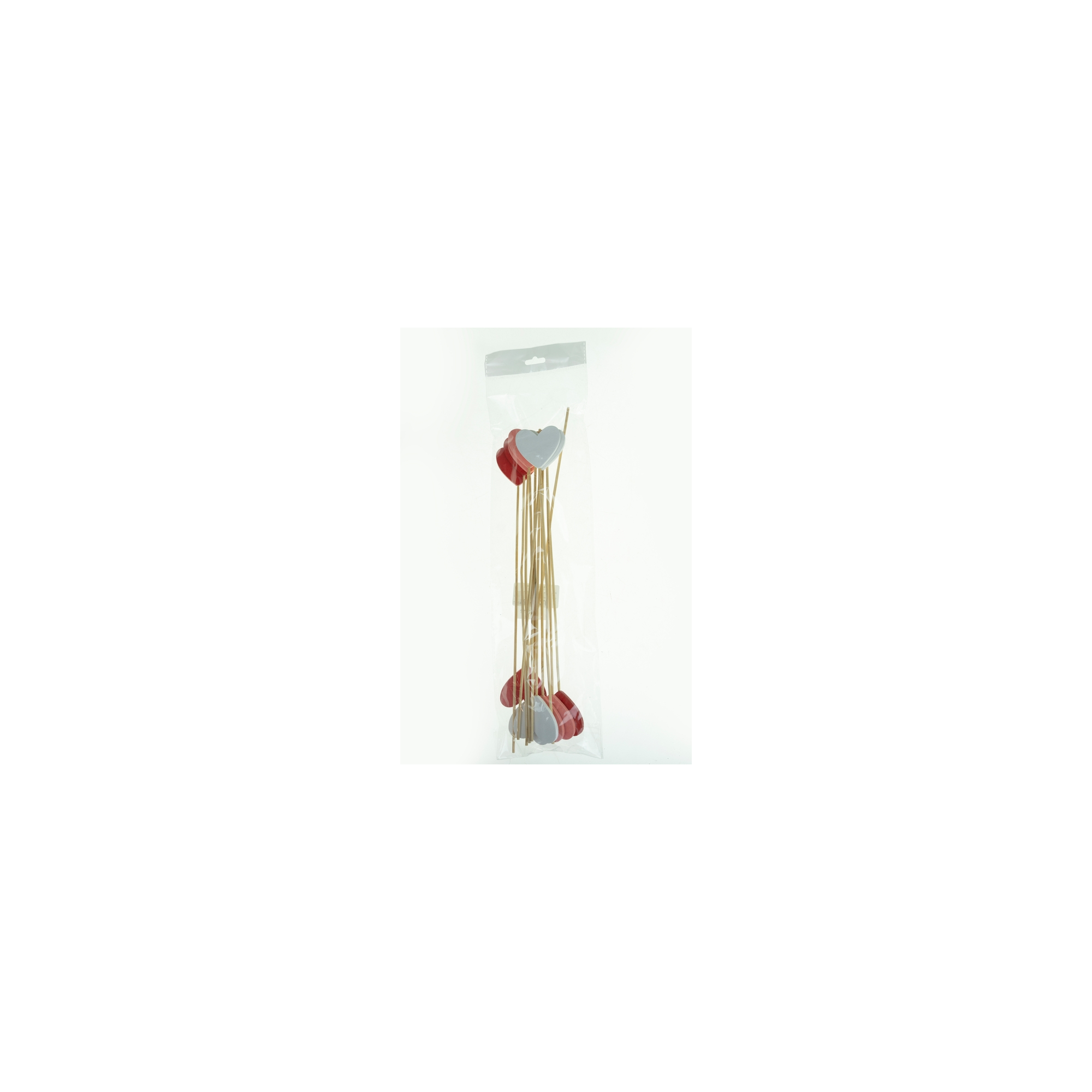 Pick szív fa 28cm s/12 színes