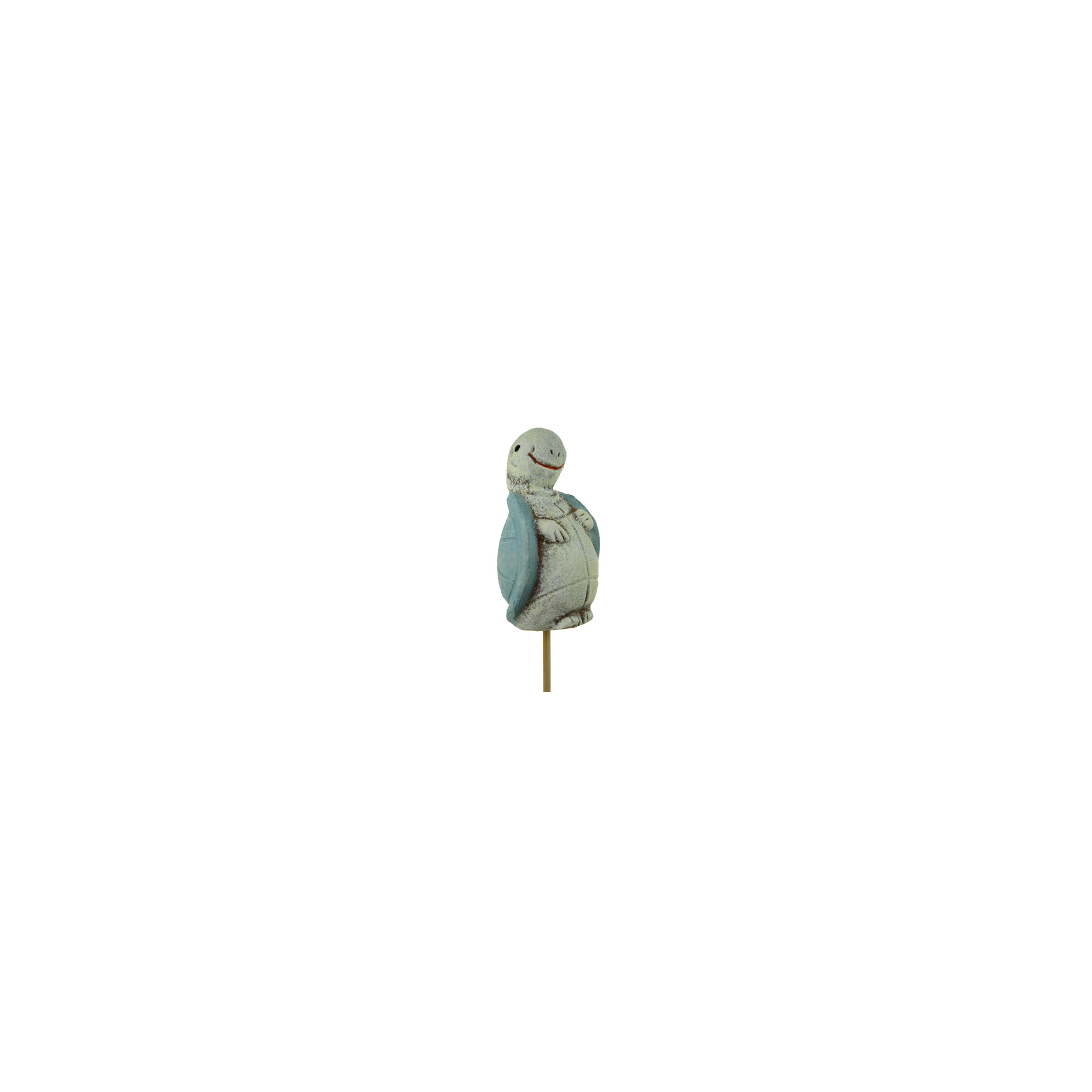 Figura teknős kerámia álló 4.3*3.3*7.3cm kék