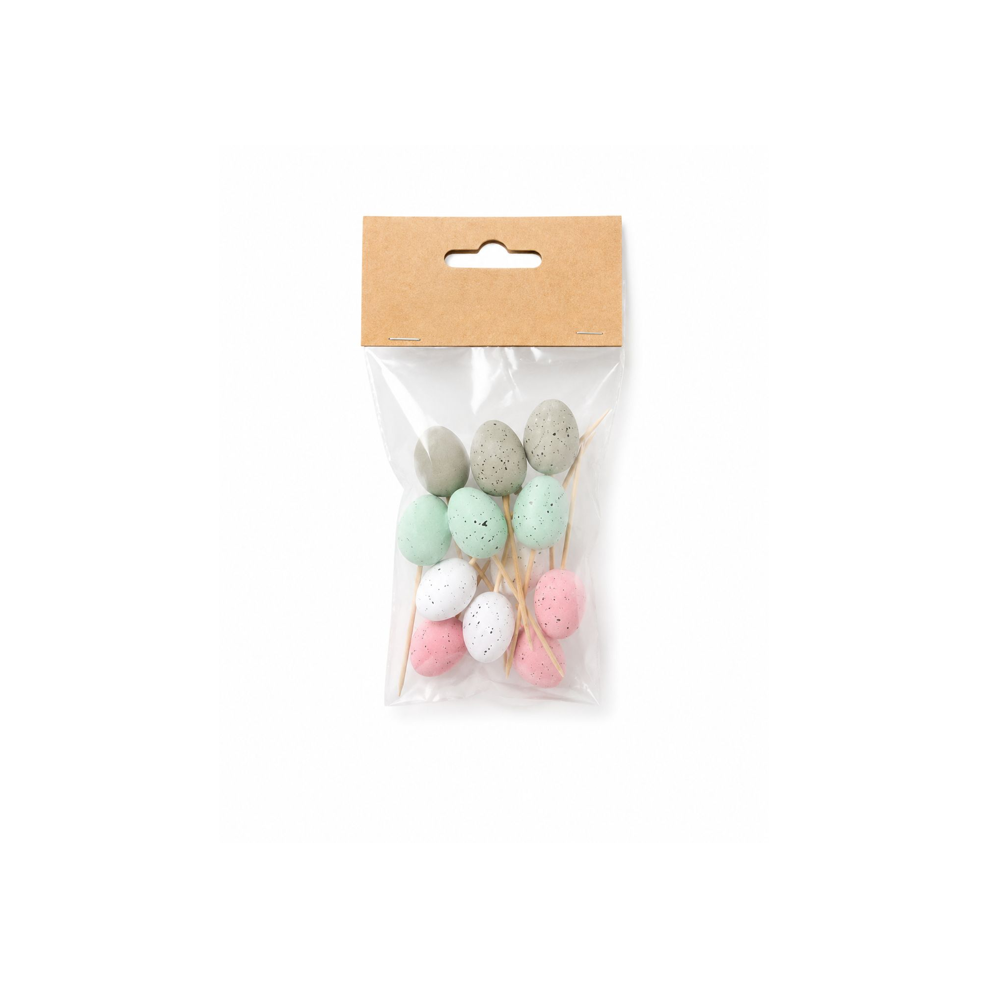 Pick tojás műanyag 15cm s/12 pöttyös színes