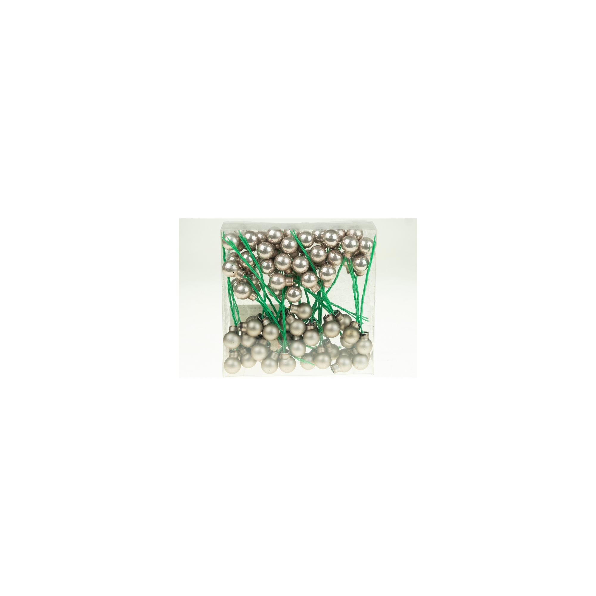 Pick üveggömb 1,5cm s/72 barna mix