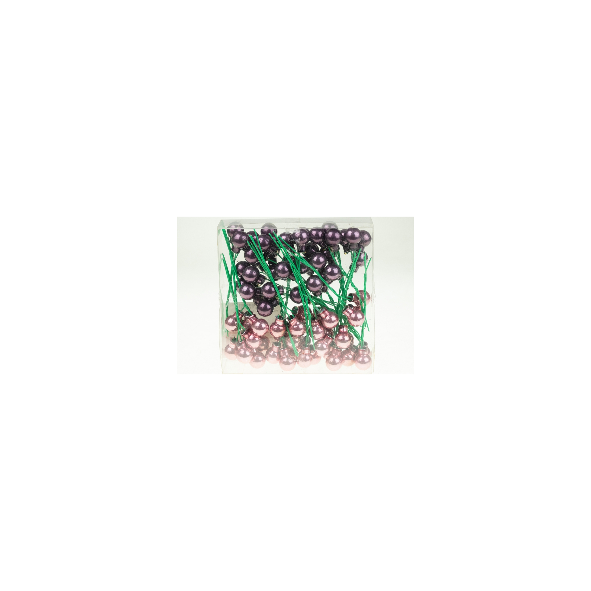 Pick üveggömb 1,5cm s/72 lila mix