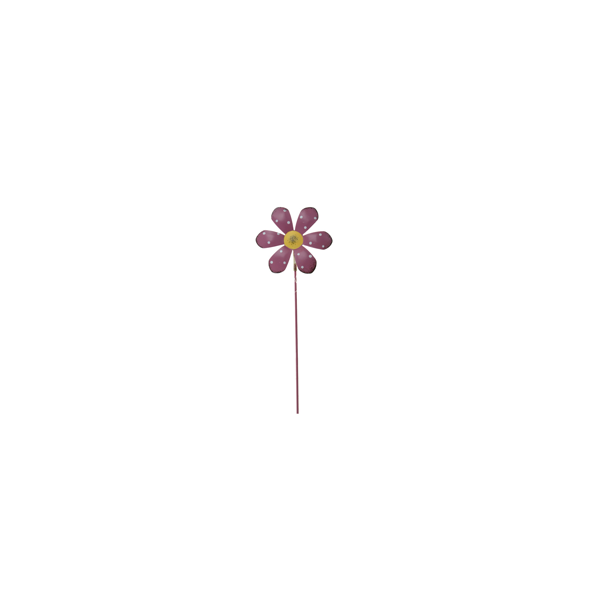 Pick virág fém 6.5*25*0CM pink