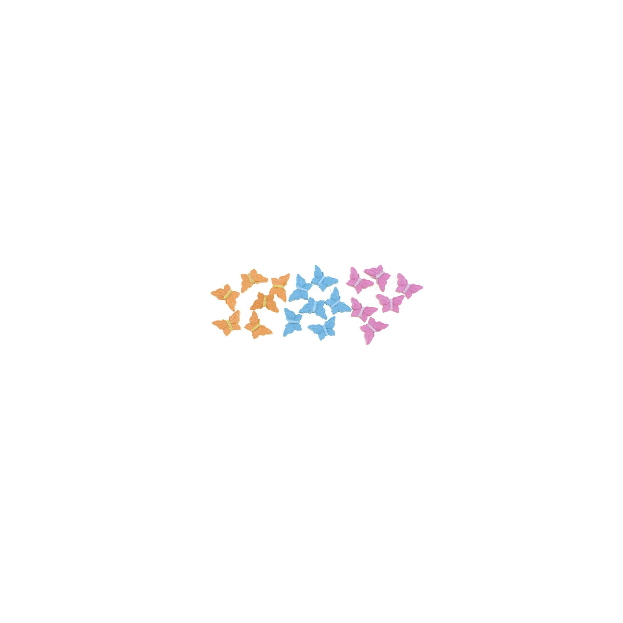 Pillangó poly 2,9cm s/18 mix