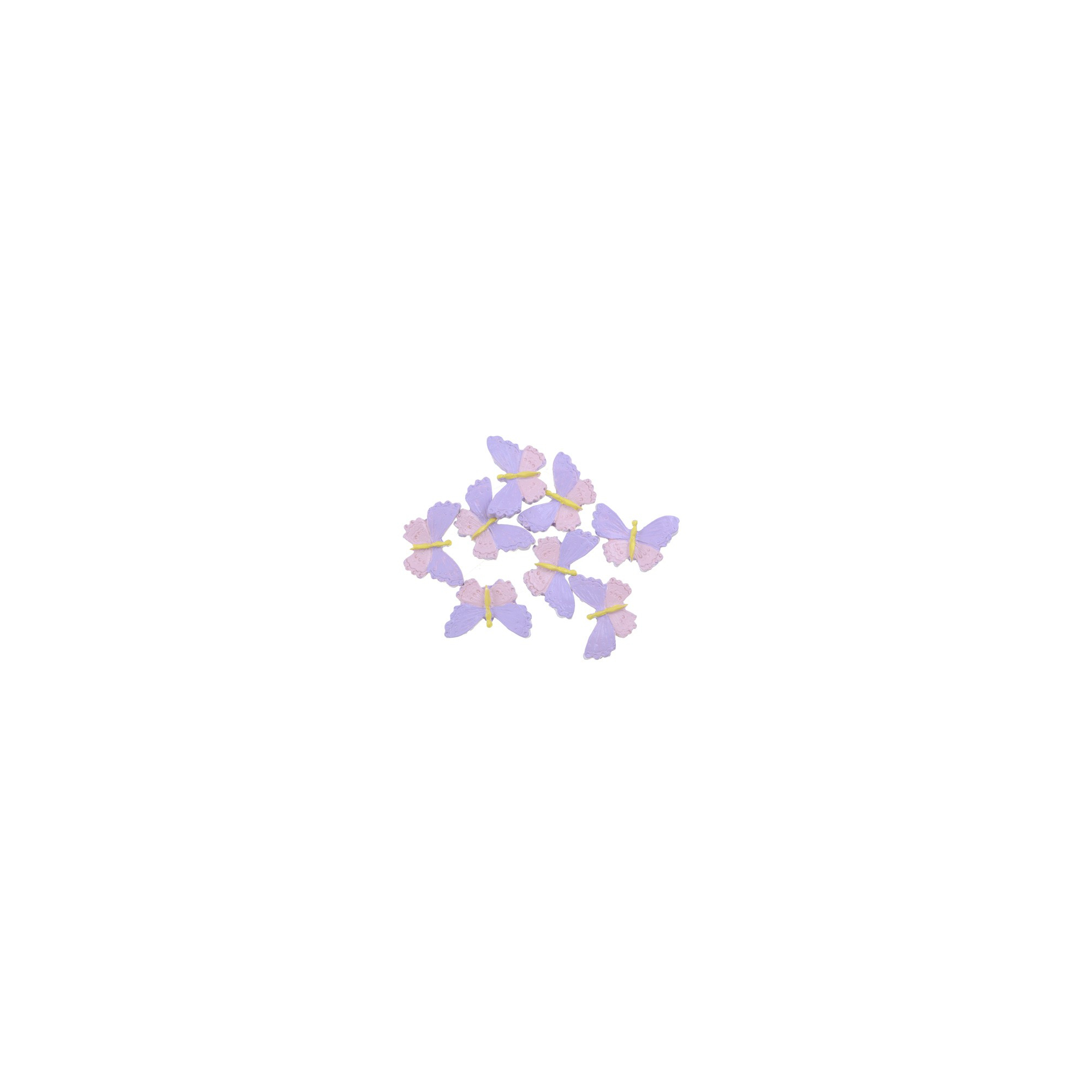 Pillangó poly 2,9cm s/8 lila