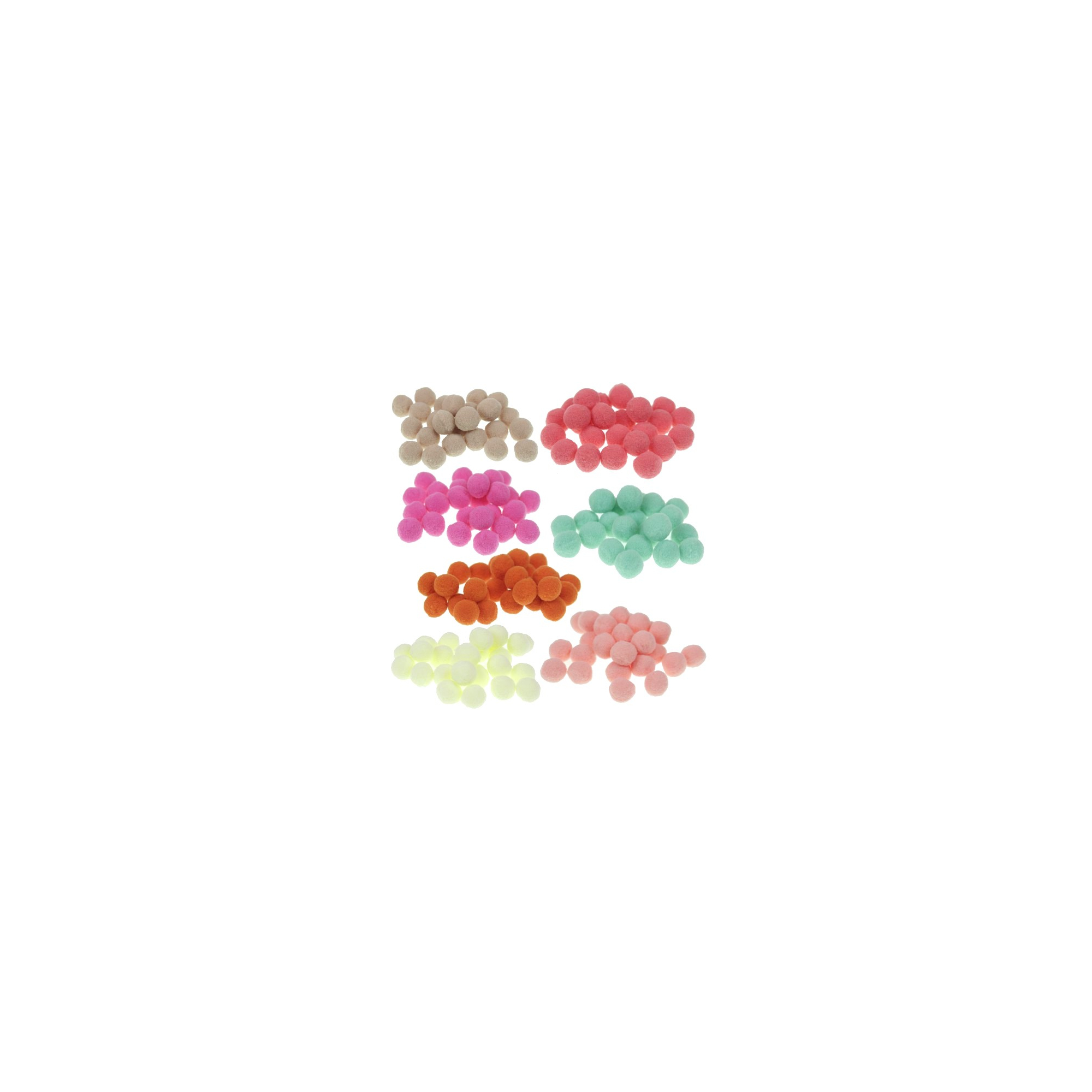 Pom-pom plüss 2cm s/100 több szín