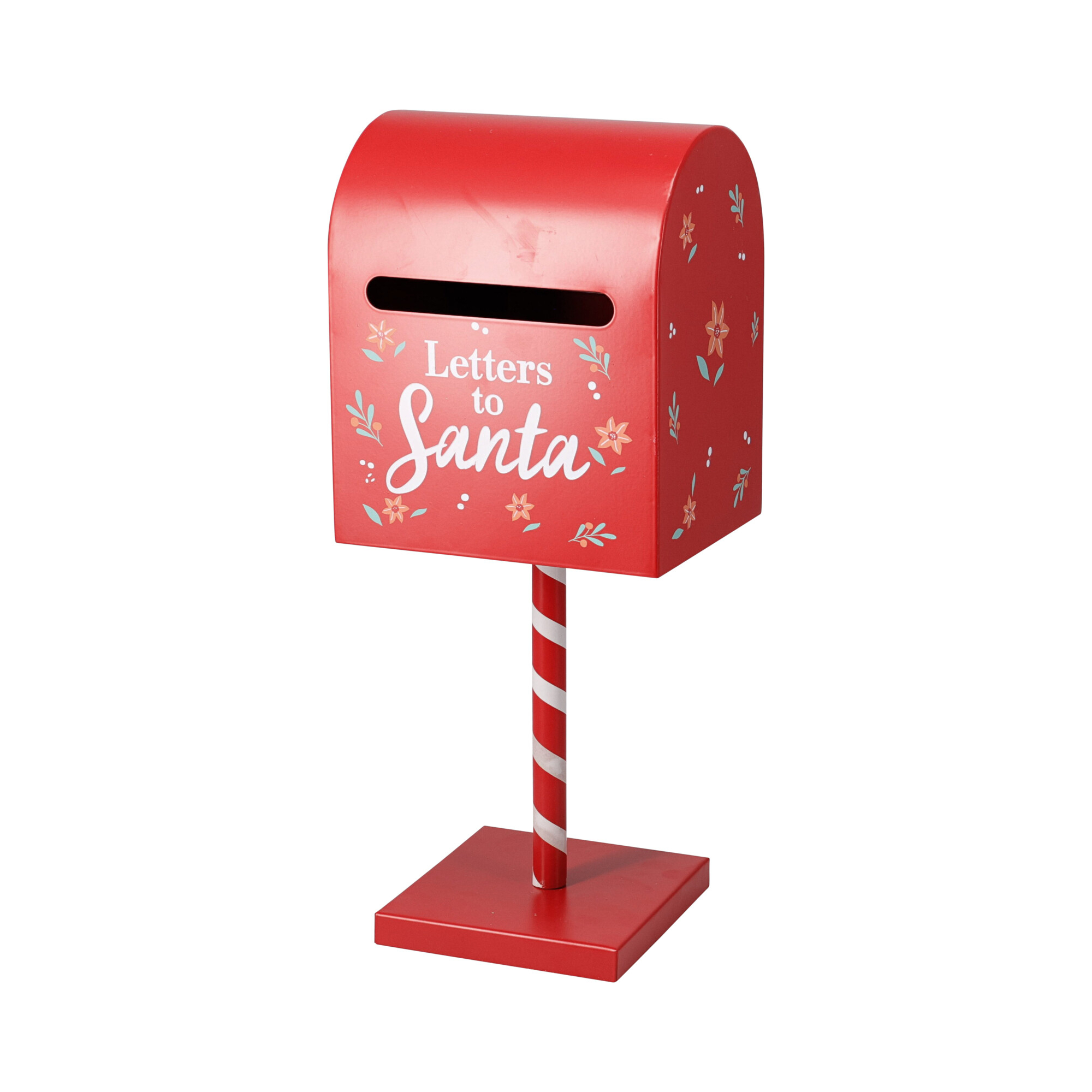 Postaláda fém 16*13*38cm piros