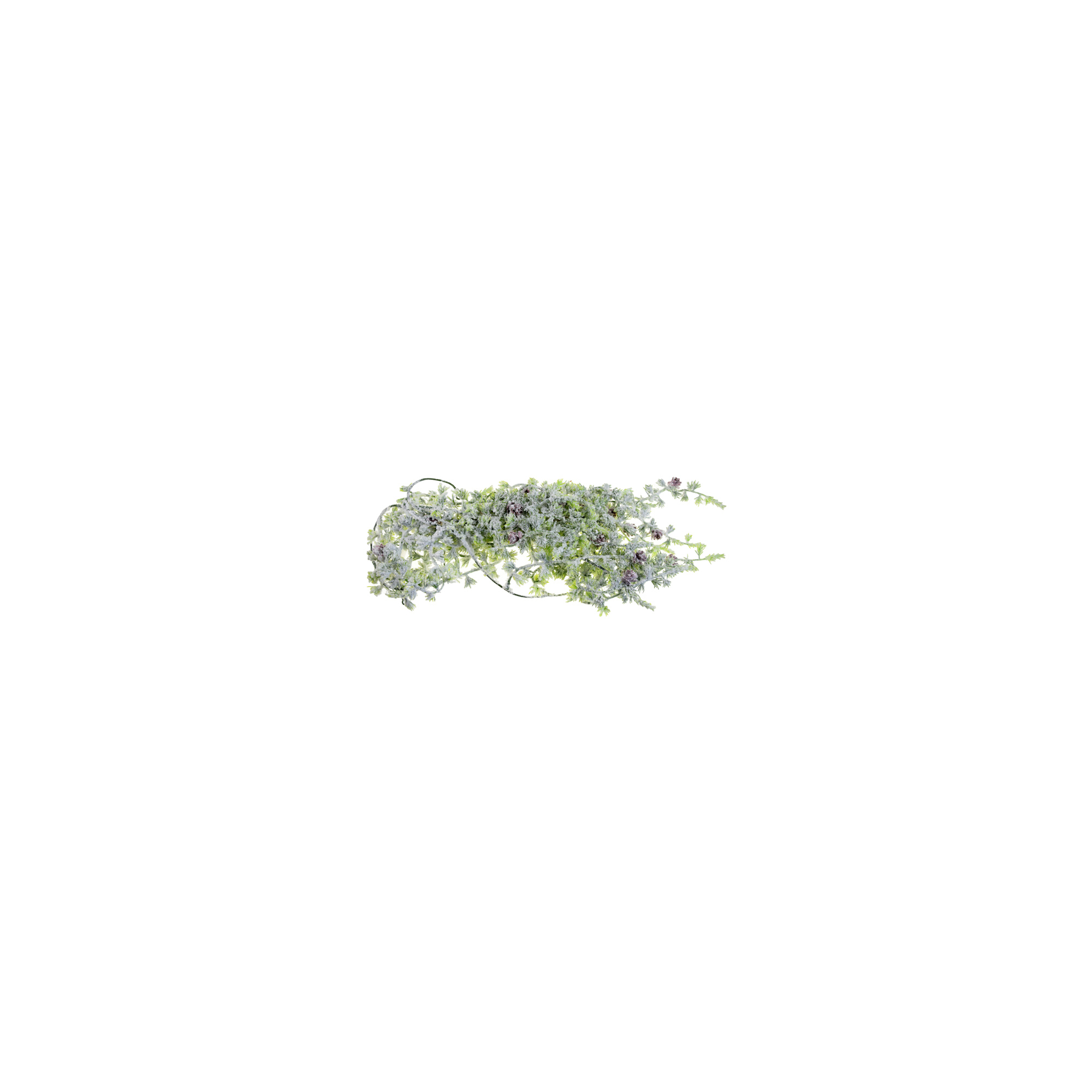 Selyemvirág 1,8cm havas zöld