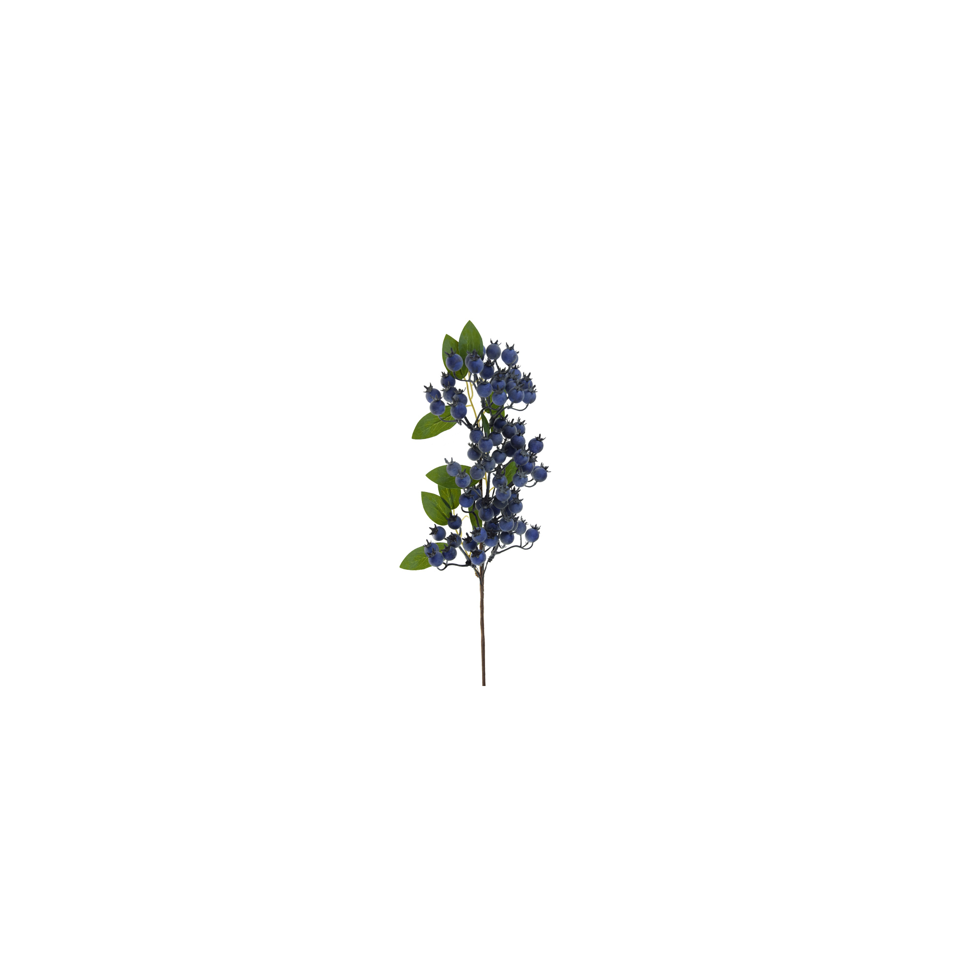 Selyemvirág áfonyaág 41cm lila