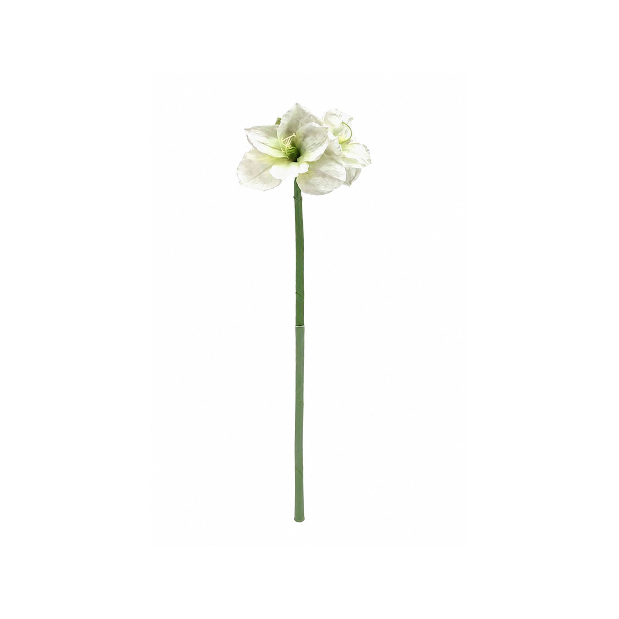 Selyemvirág amarilisz 26,5cm fehér