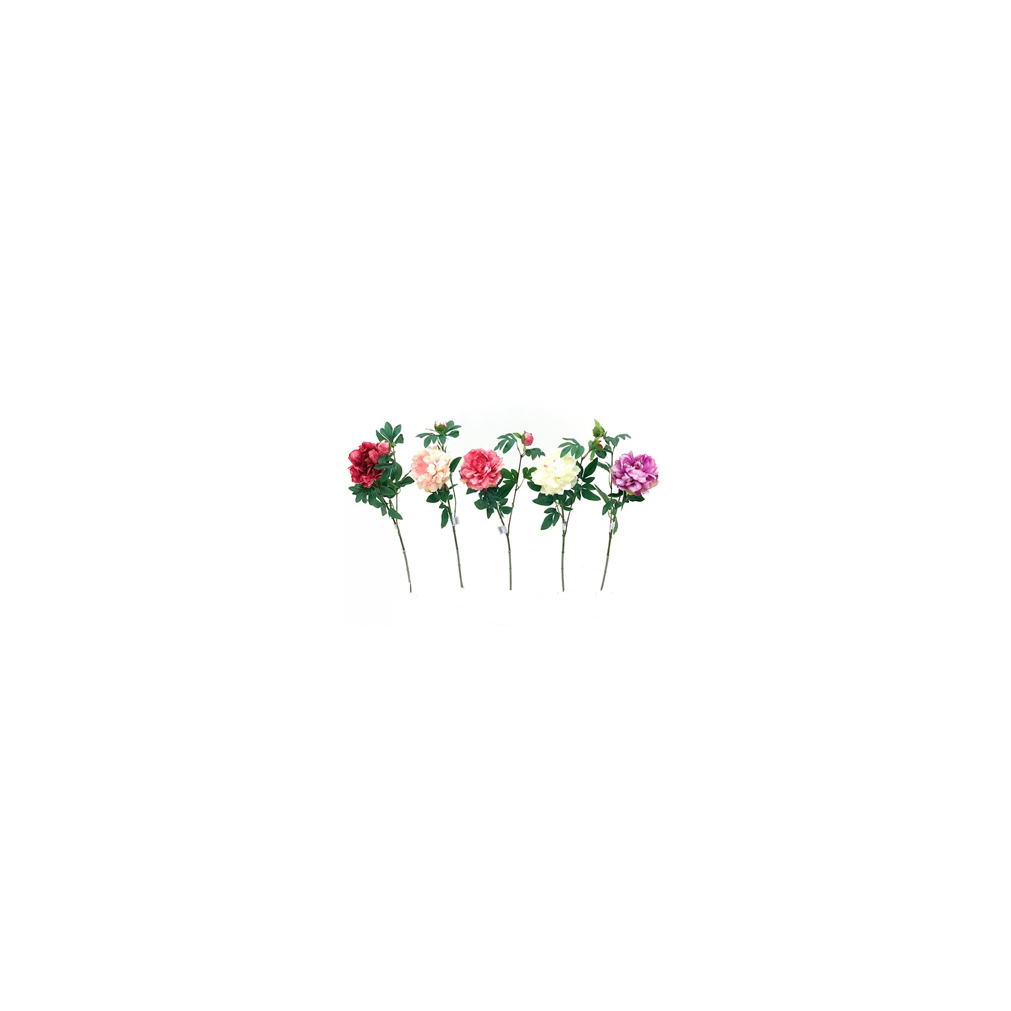 Selyemvirág bazsarózsa 68cm pink