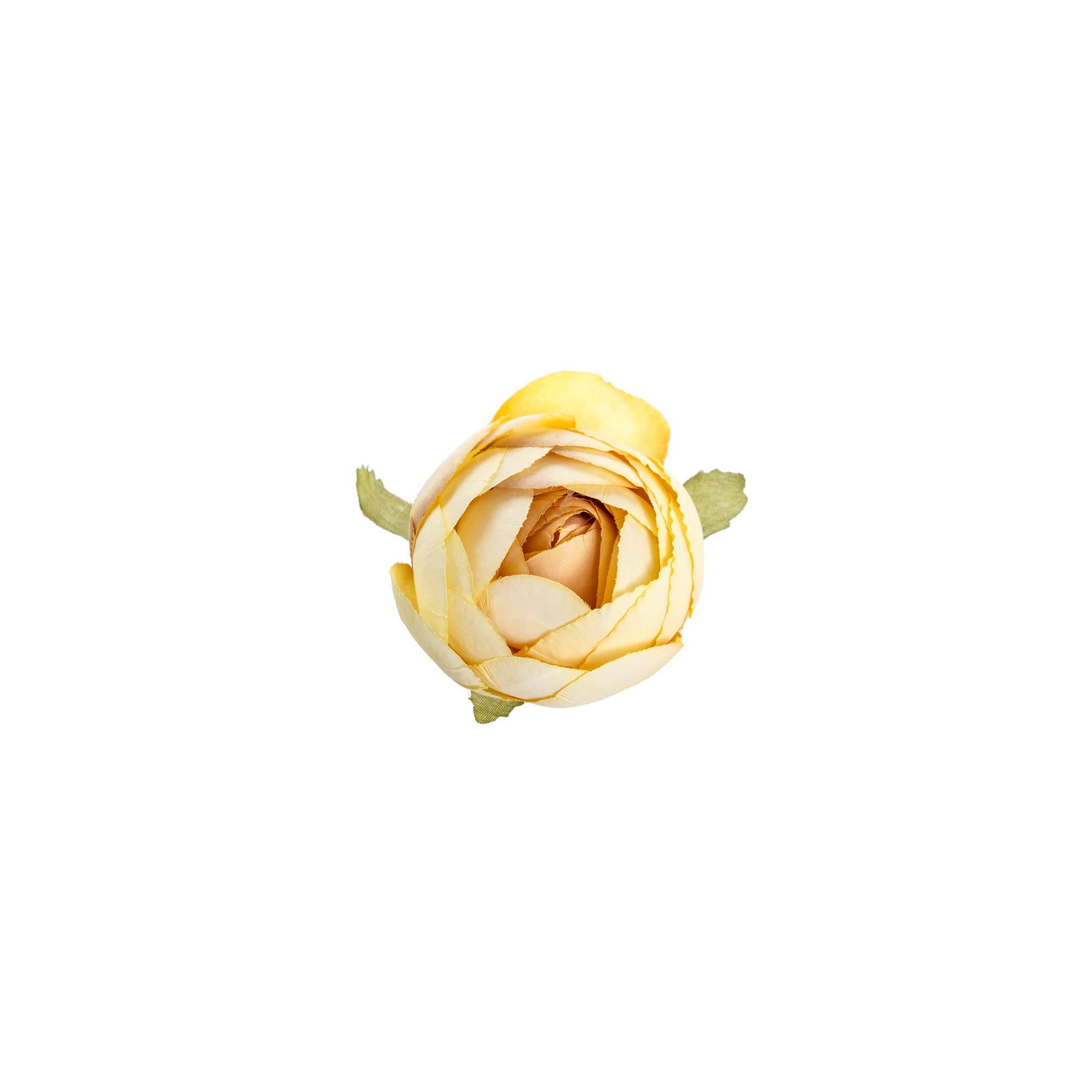 Selyemvirág boglárkafej 6cm s/12 sárga
