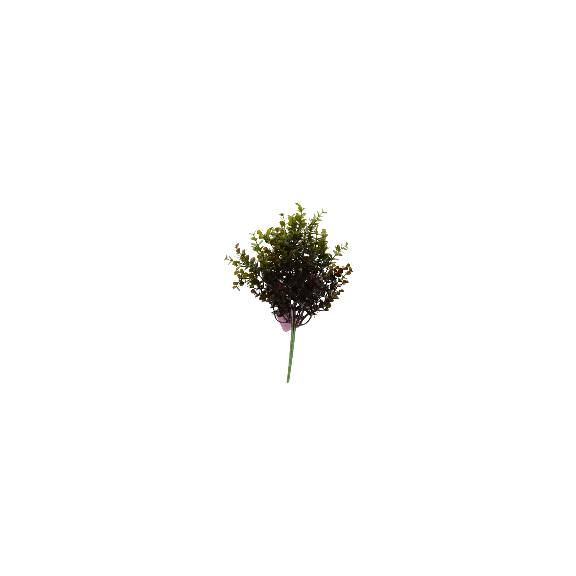 Selyemvirág buxus csokor 36cm barna