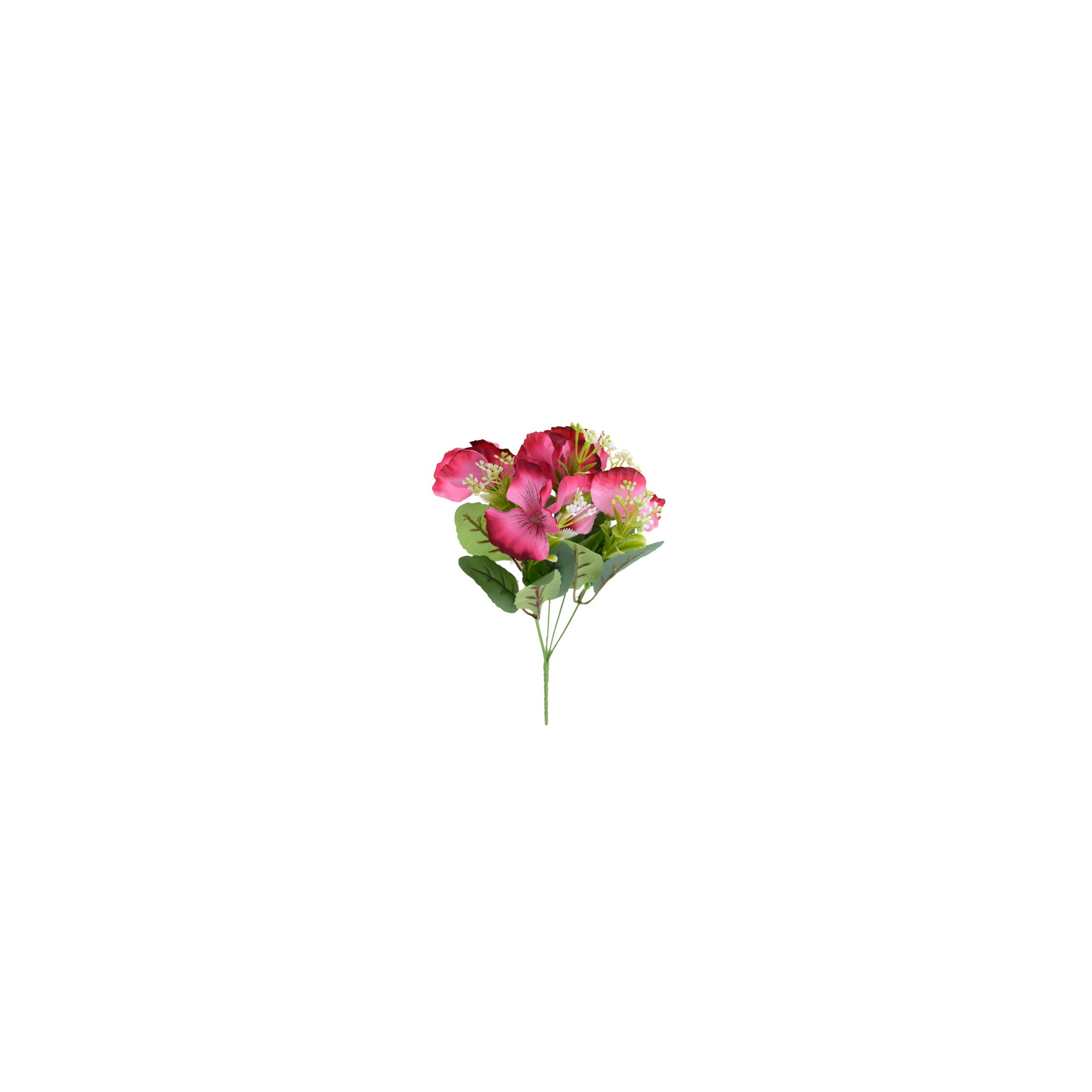 Selyemvirág csokor 29 cm pink