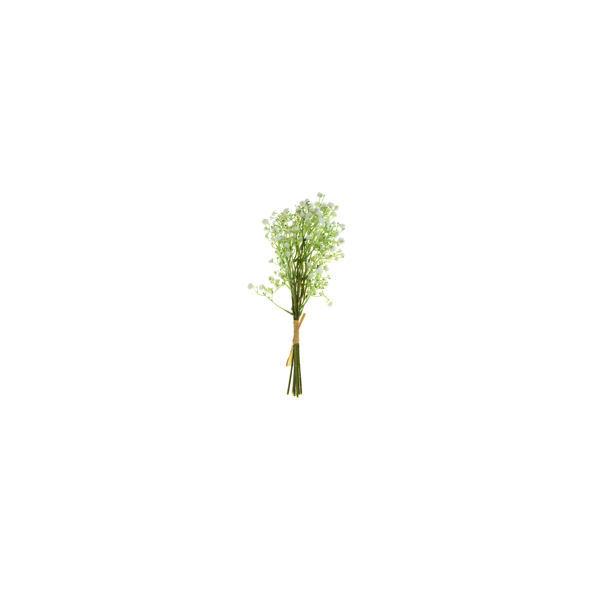 Selyemvirág rezgő csokor 38cm fehér