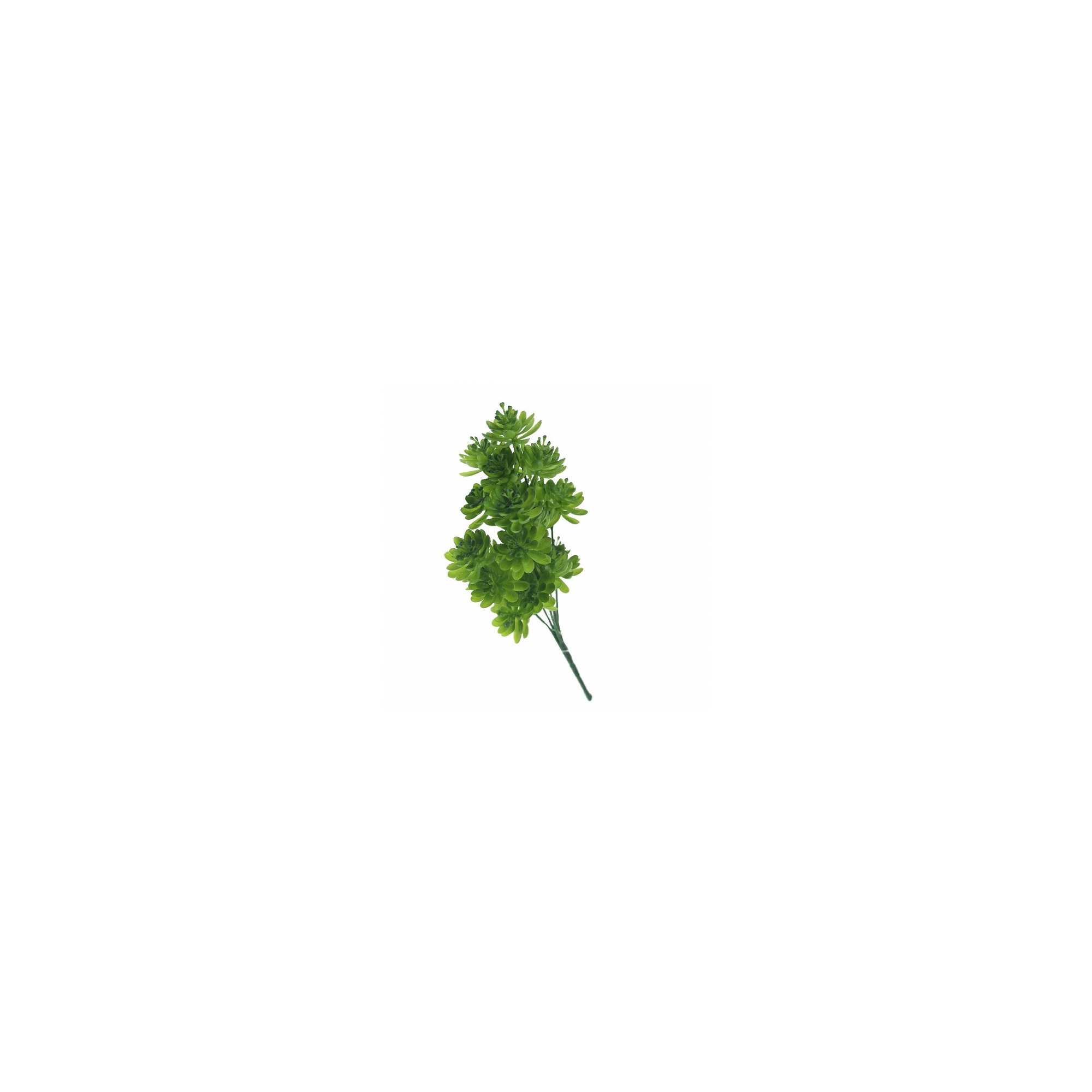 Selyemvirág kövirózsa csokor 35cm zöld