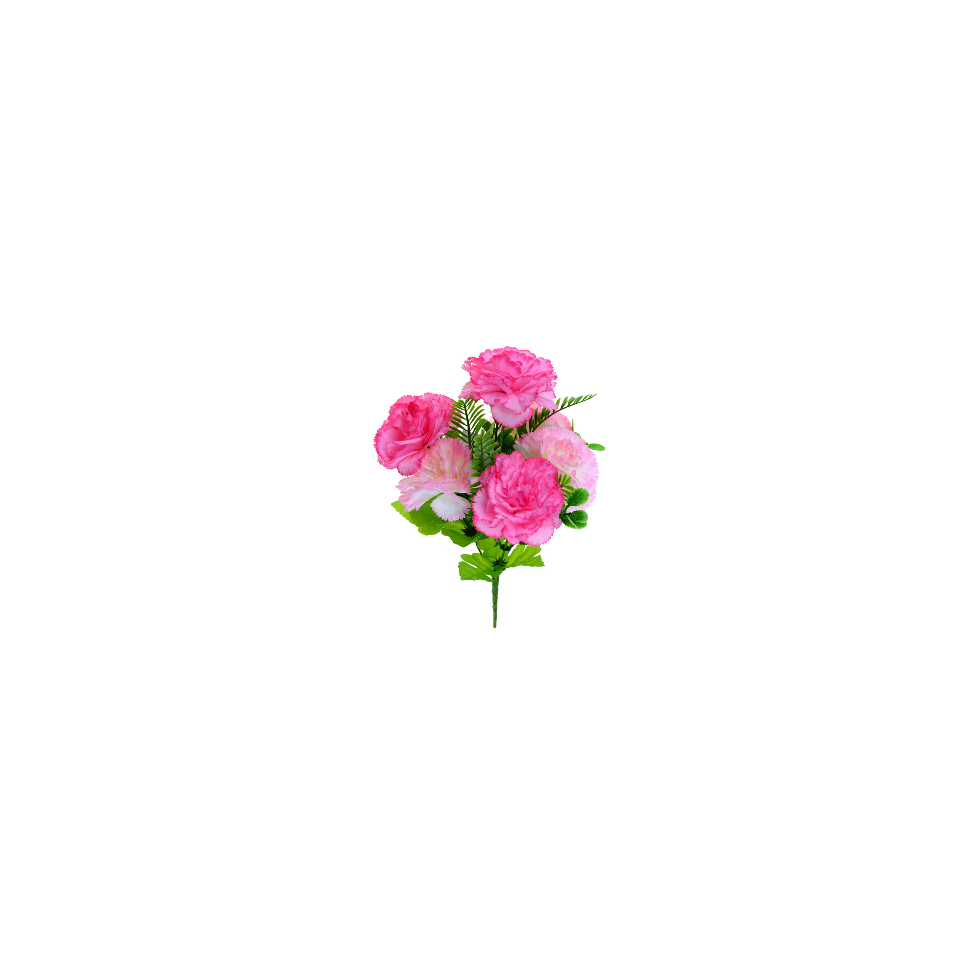 Selyemvirág csokor szegfű 6fej 29cm rózsaszín