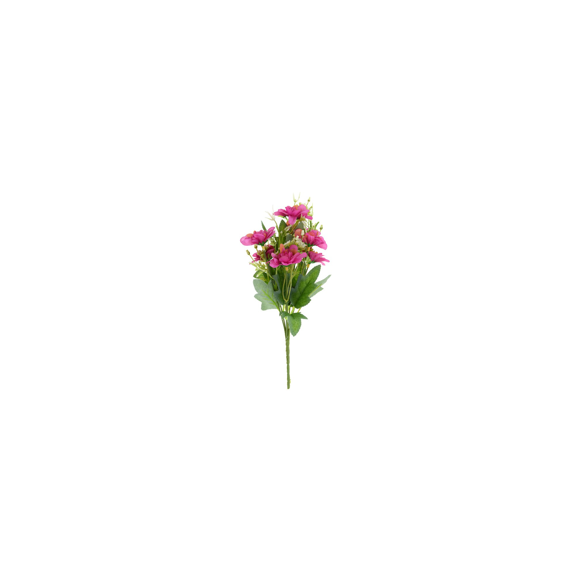 Selyemvirág dália 30 cm mini virággokkal pink