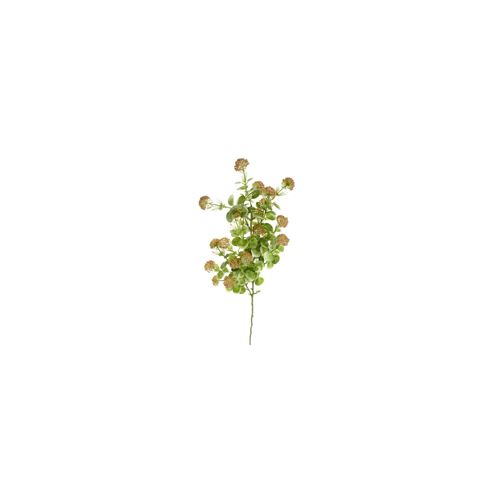 Selyemvirág eucalyptus ág 61cm zöld/bézs