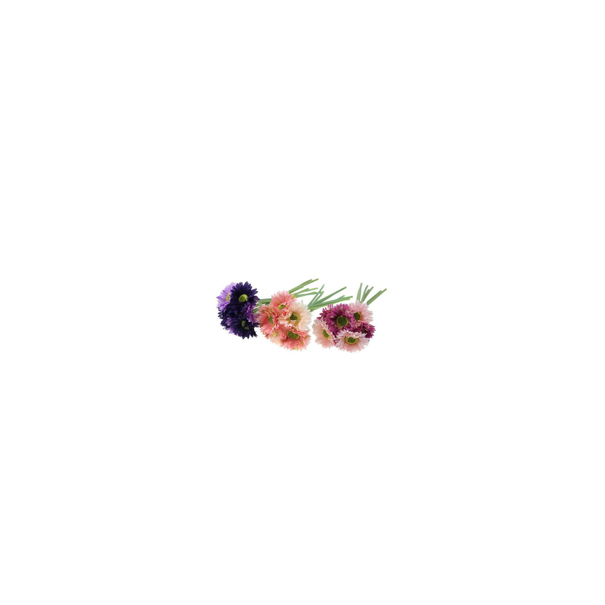 Selyemvirág gerbera 20cm s/6 több szín