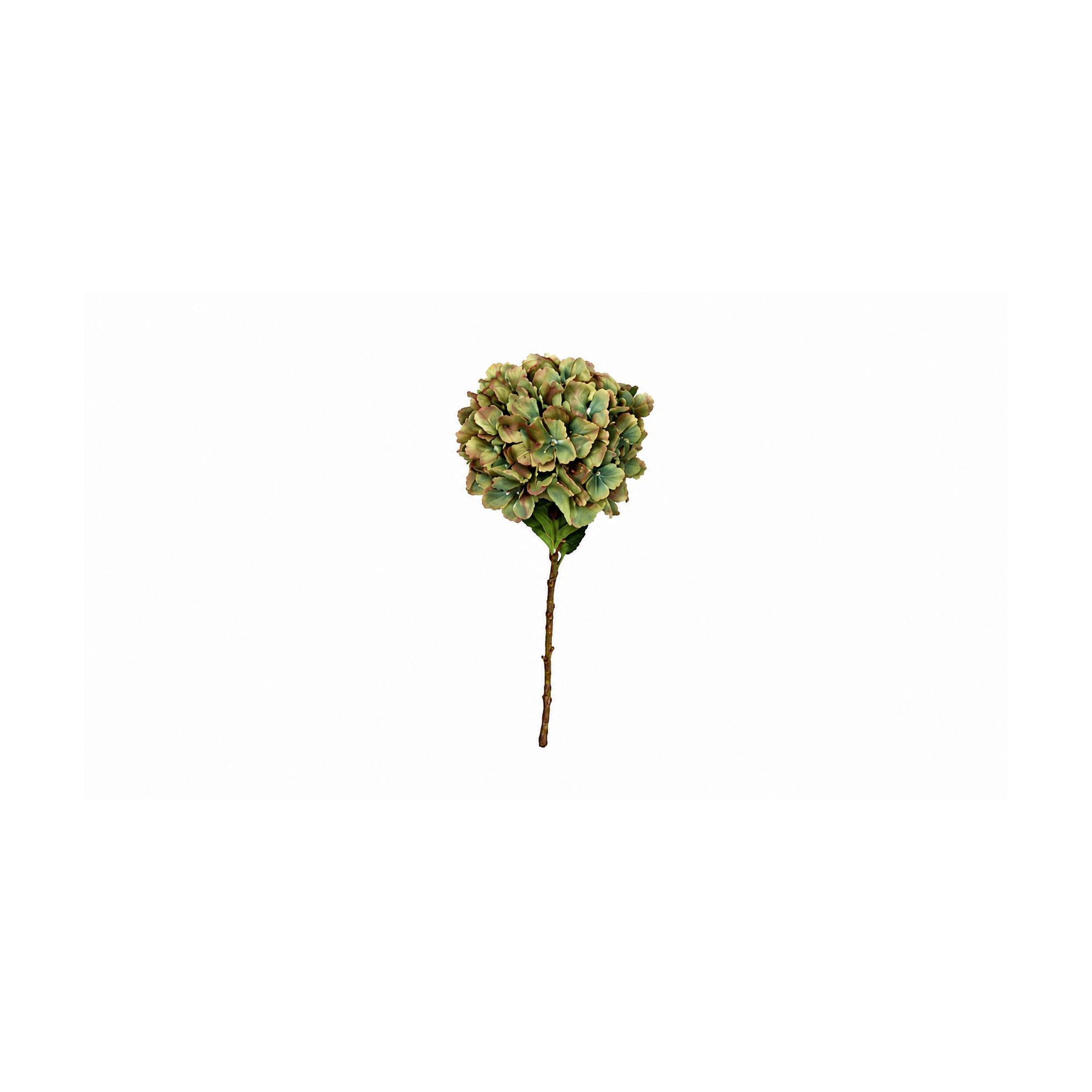 Selyemvirág hortenzia 70cm barna