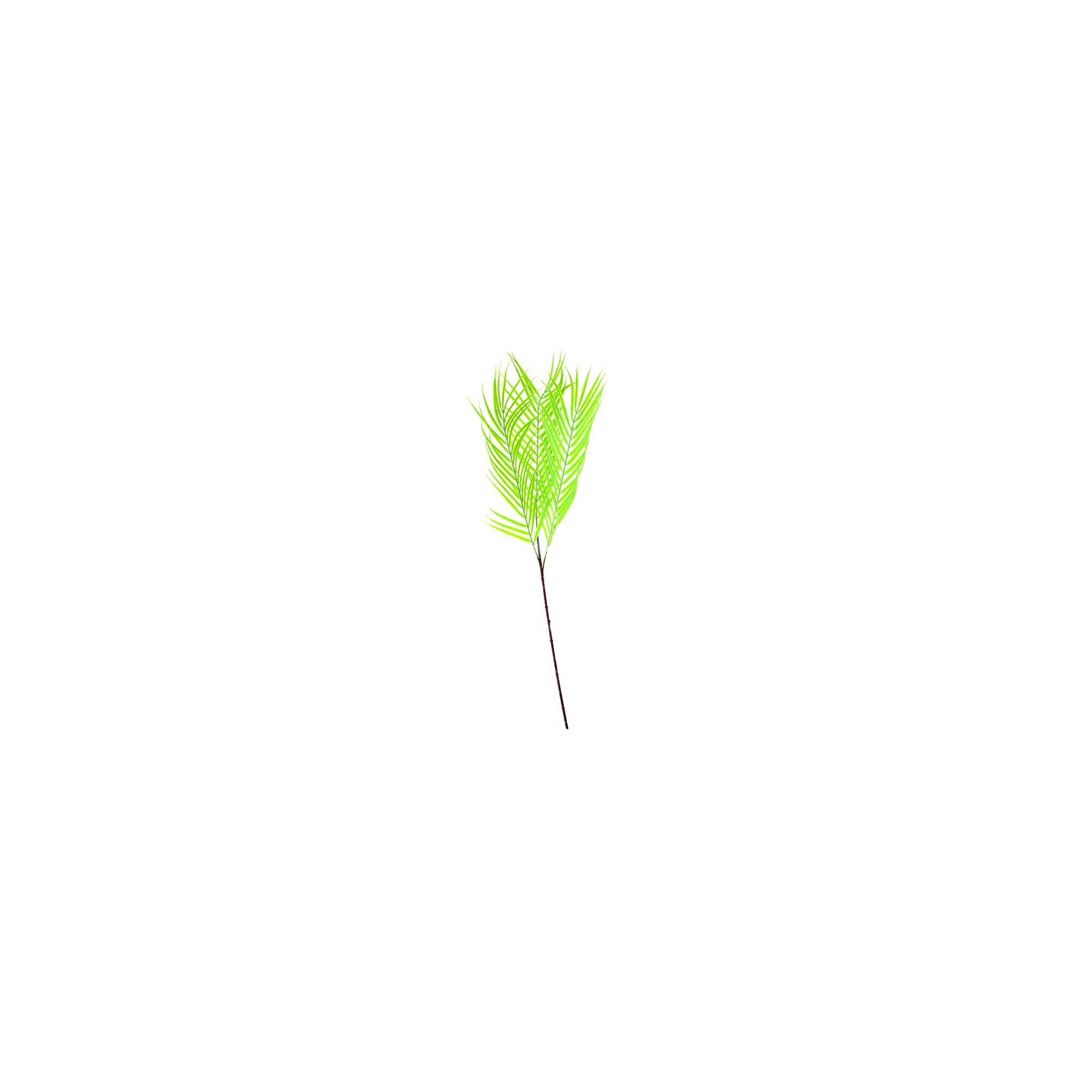 Selyemvirág levél 80cm fehér