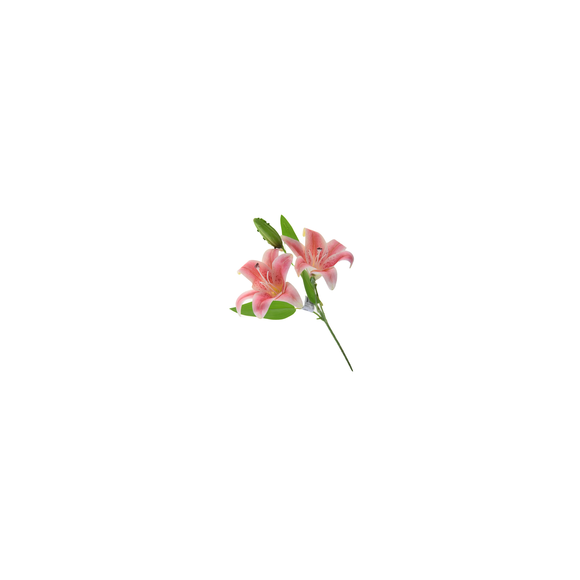 Selyemvirág liliom 54cm 3fej pink